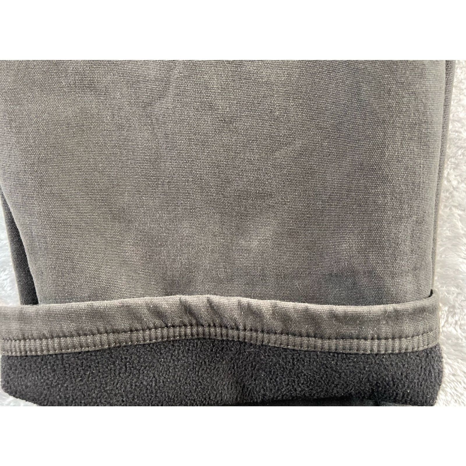 Vintage Coleman Mens Pants 38X30 Fleece Lined Charcoal Workwear Camping Hunting Outdoor Cotton Blend Straight Leg Size US 38 / EU 54 - 7 Thumbnail