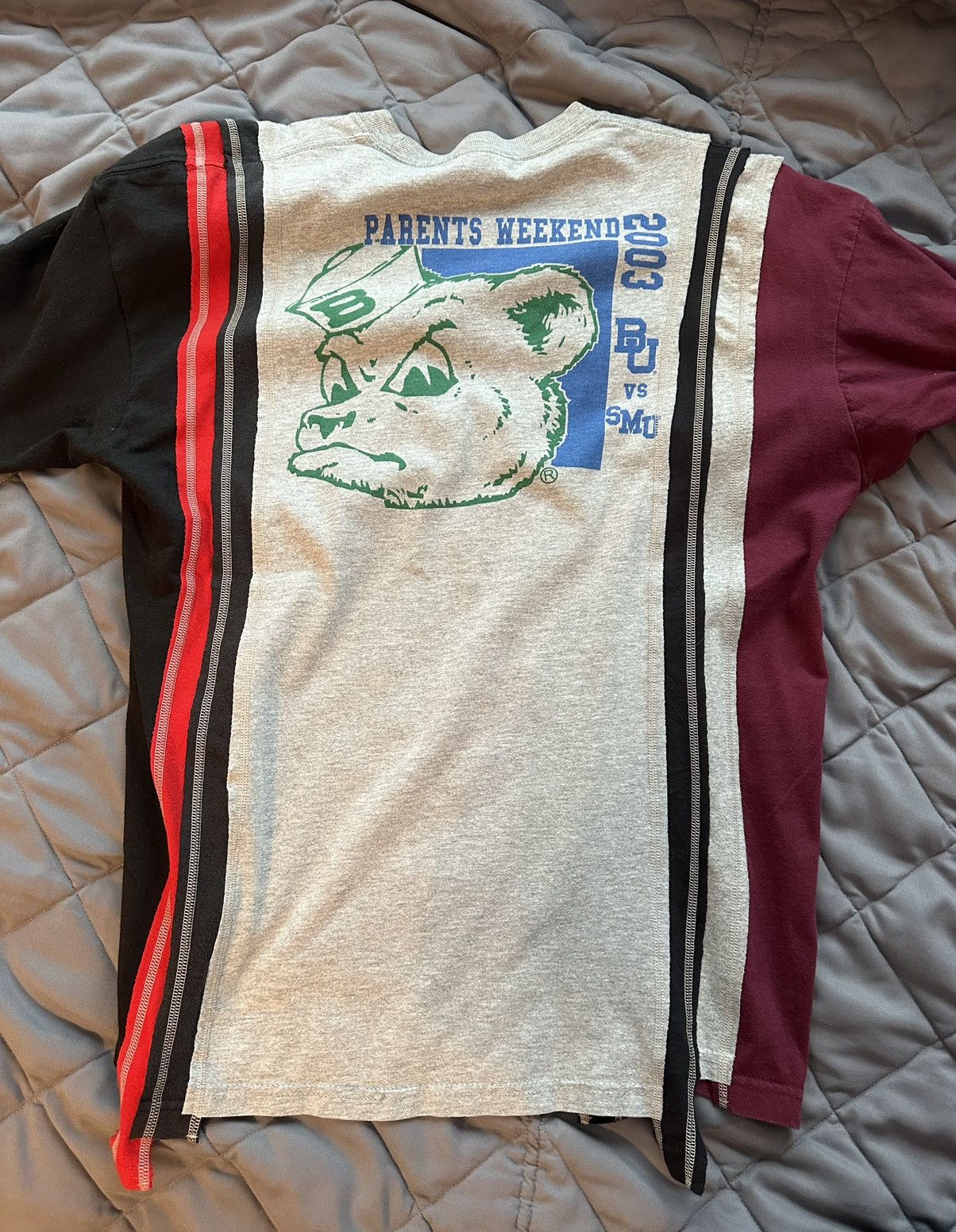 Japanese Brand × Needles Needles Rebuild College T Shirt Size US XL / EU 56 / 4 - 2 Thumbnail