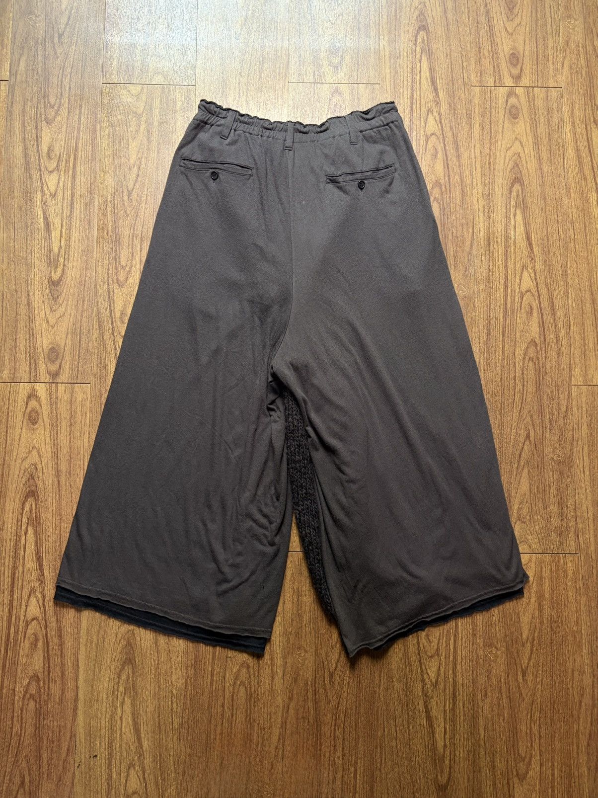 Yohji Yamamoto AW15 Yohji Yamamoto Pour Homme Hybrid Wool Wrap Skirt Pants Size US 32 / EU 48 - 9 Thumbnail