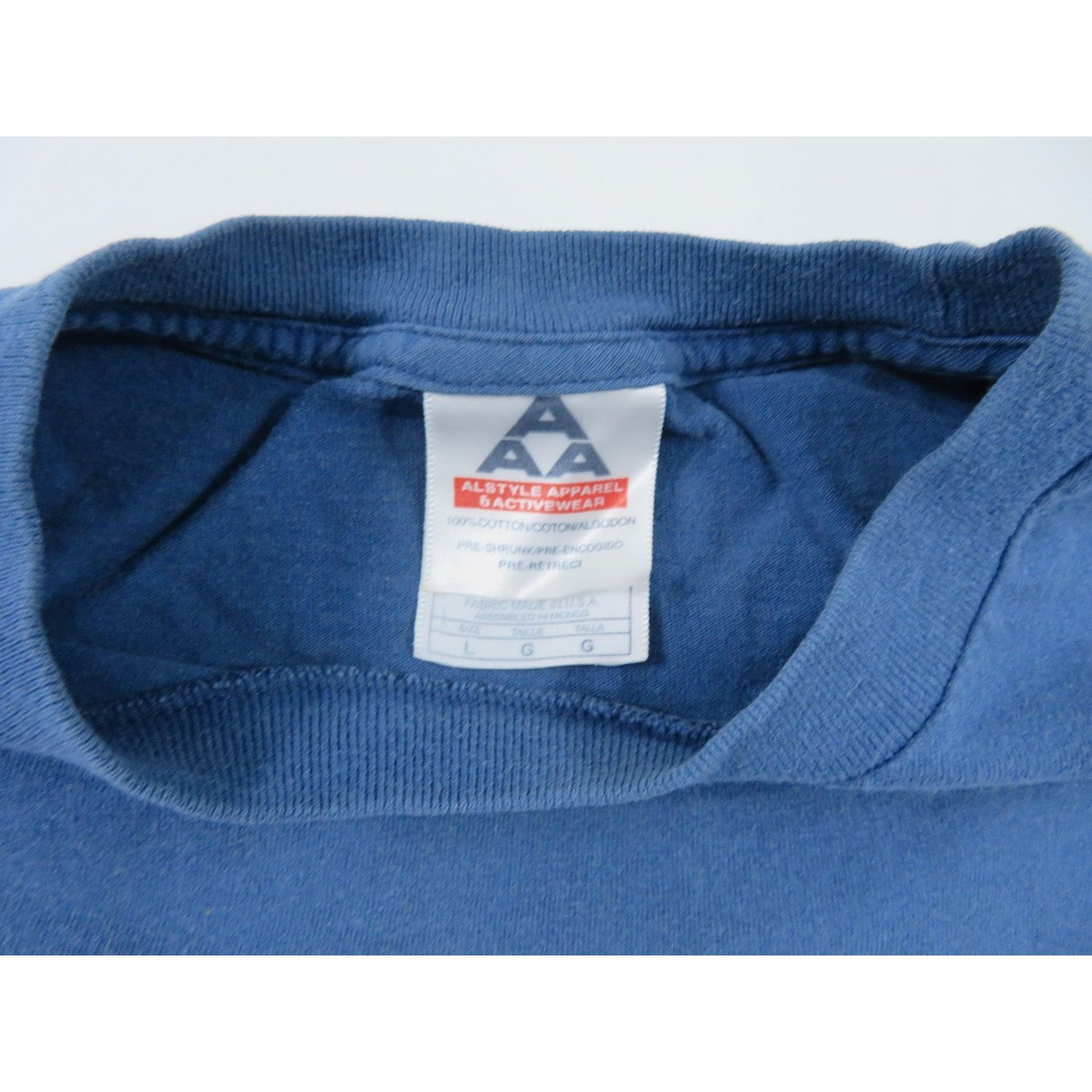 AAA Brad Paisley Country Rock Shirt Blue Sz L Y2K R10 Size US L / EU 52-54 / 3 - 6 Thumbnail