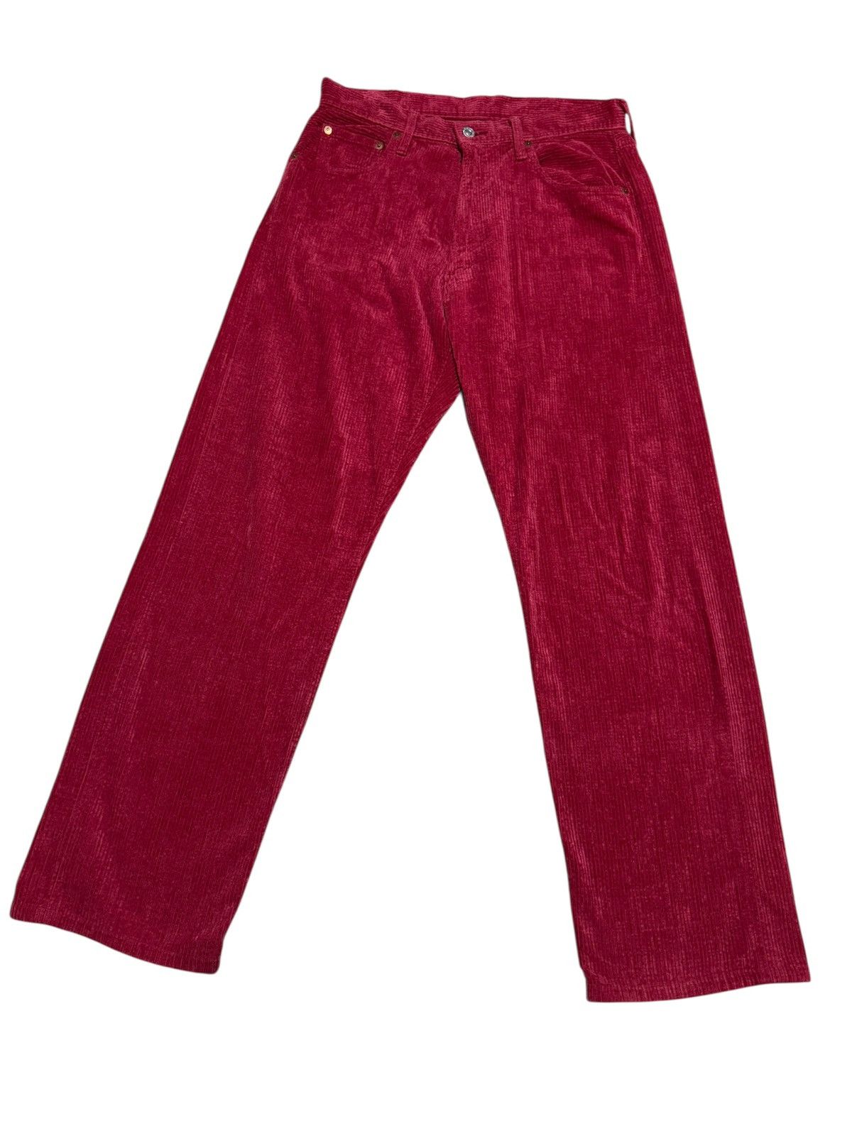 Denime × Japanese Brand Vtg Japan Denime Western Style Corduroy Jeans Size US 31 - 3 Thumbnail