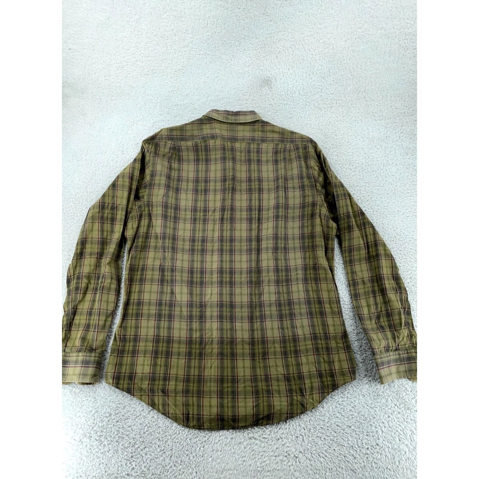 Polo Ralph Lauren Polo Ralph Lauren Shirt Mens XL Green Plaid Estate Custom Fit Collared Button Up Size US XL / EU 56 / 4 - 3 Thumbnail
