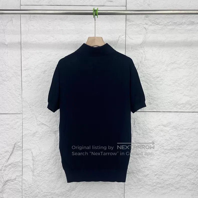 Hermes Hermes Button V Neck Polo Shirt Size US M / EU 48-50 / 2 - 2 Thumbnail
