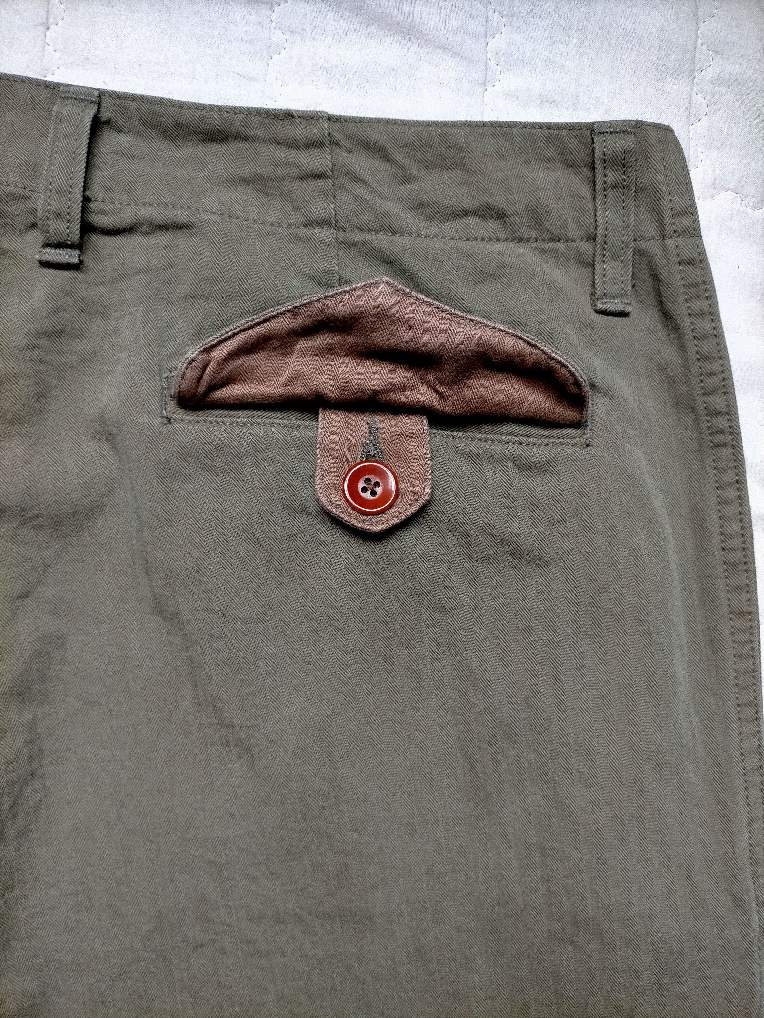 Studio D'Artisan Vintage Studio D'Artisan HBT Stripe Trouser Cargo Pants Size US 36 / EU 52 - 8 Thumbnail