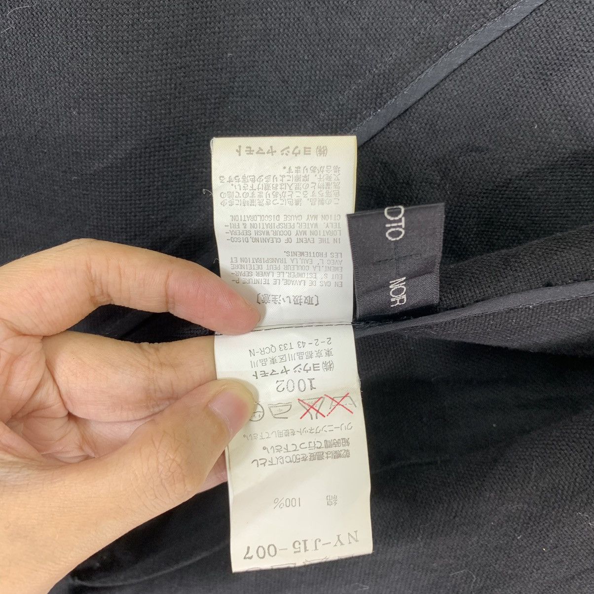 Yohji Yamamoto Vintage Yohji Yamamoto Noir Cotton Blazer Jacket Size US S / EU 44-46 / 1 - 9 Thumbnail