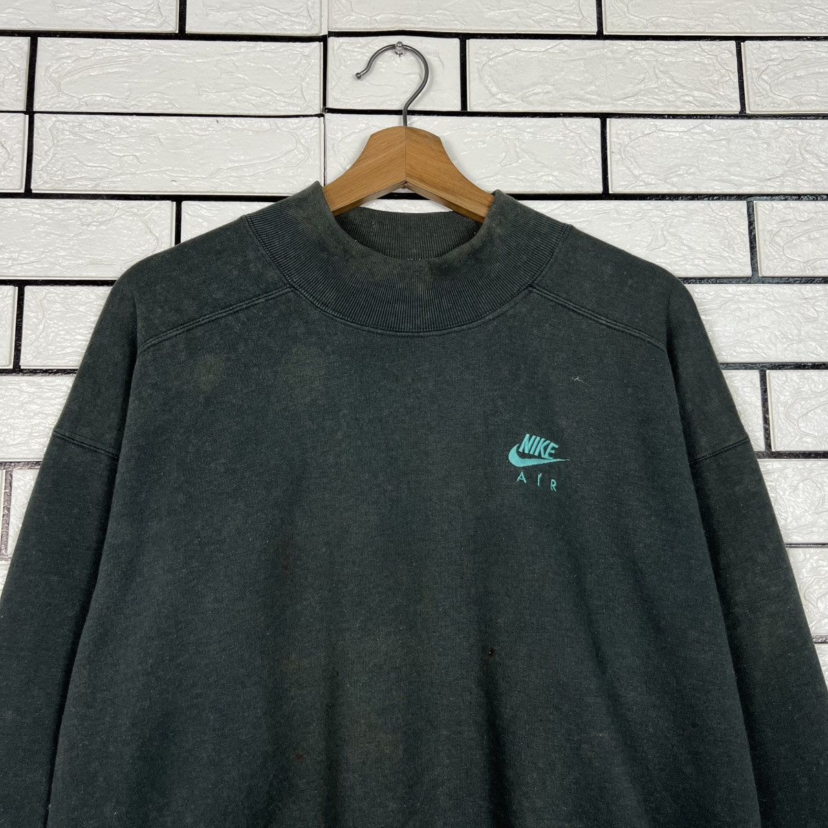 Nike Vintage 90's NIKE AIR Embroidered Logo Sweatshirt #4268-C194 Size US M / EU 48-50 / 2 - 2 Thumbnail