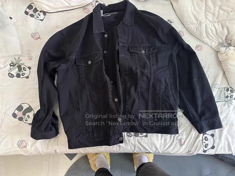 Balenciaga Balenciaga Black Denim Jacket Size US S / EU 44-46 / 1 - 1 Thumbnail
