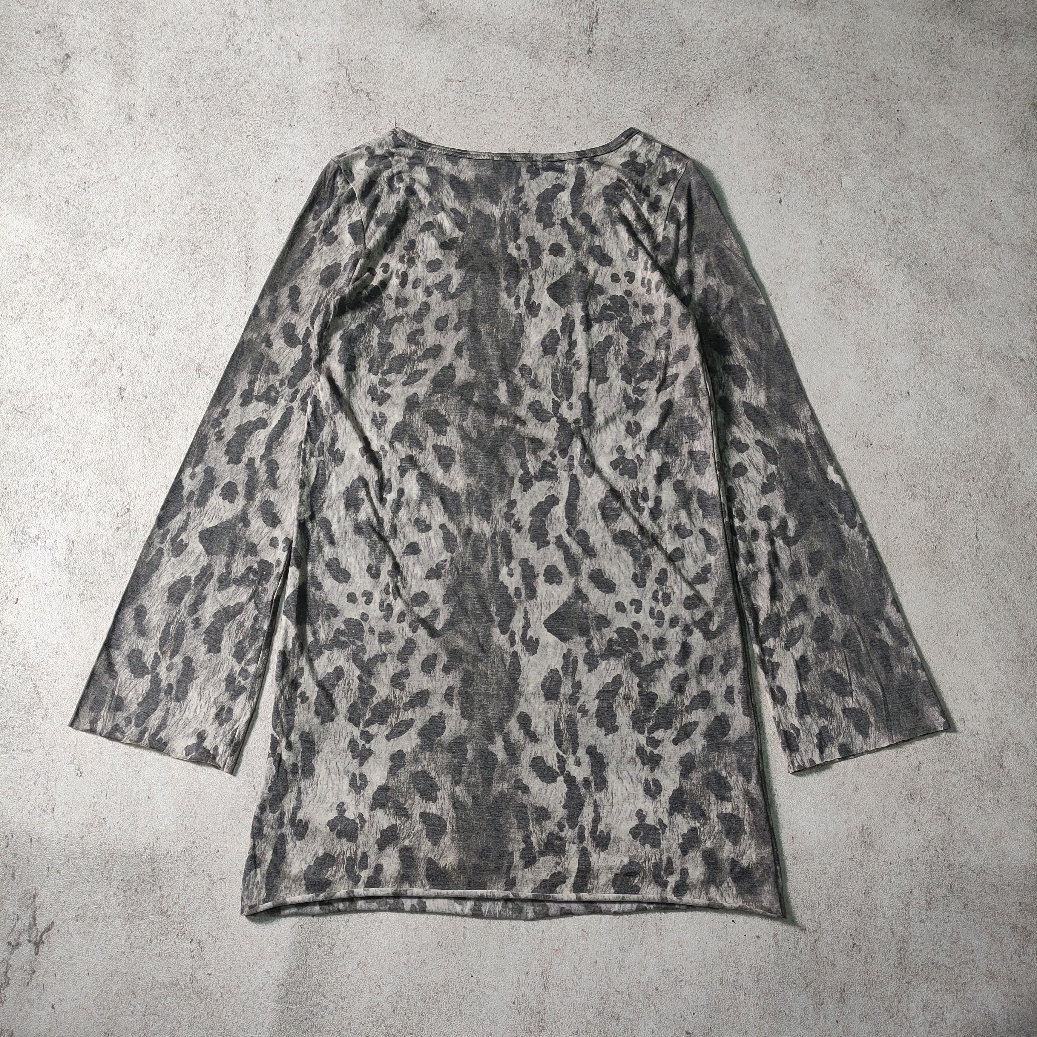 Japanese Brand Goa Company Leopard Long Sleeve t-shirt Size US M / EU 48-50 / 2 - 2 Thumbnail