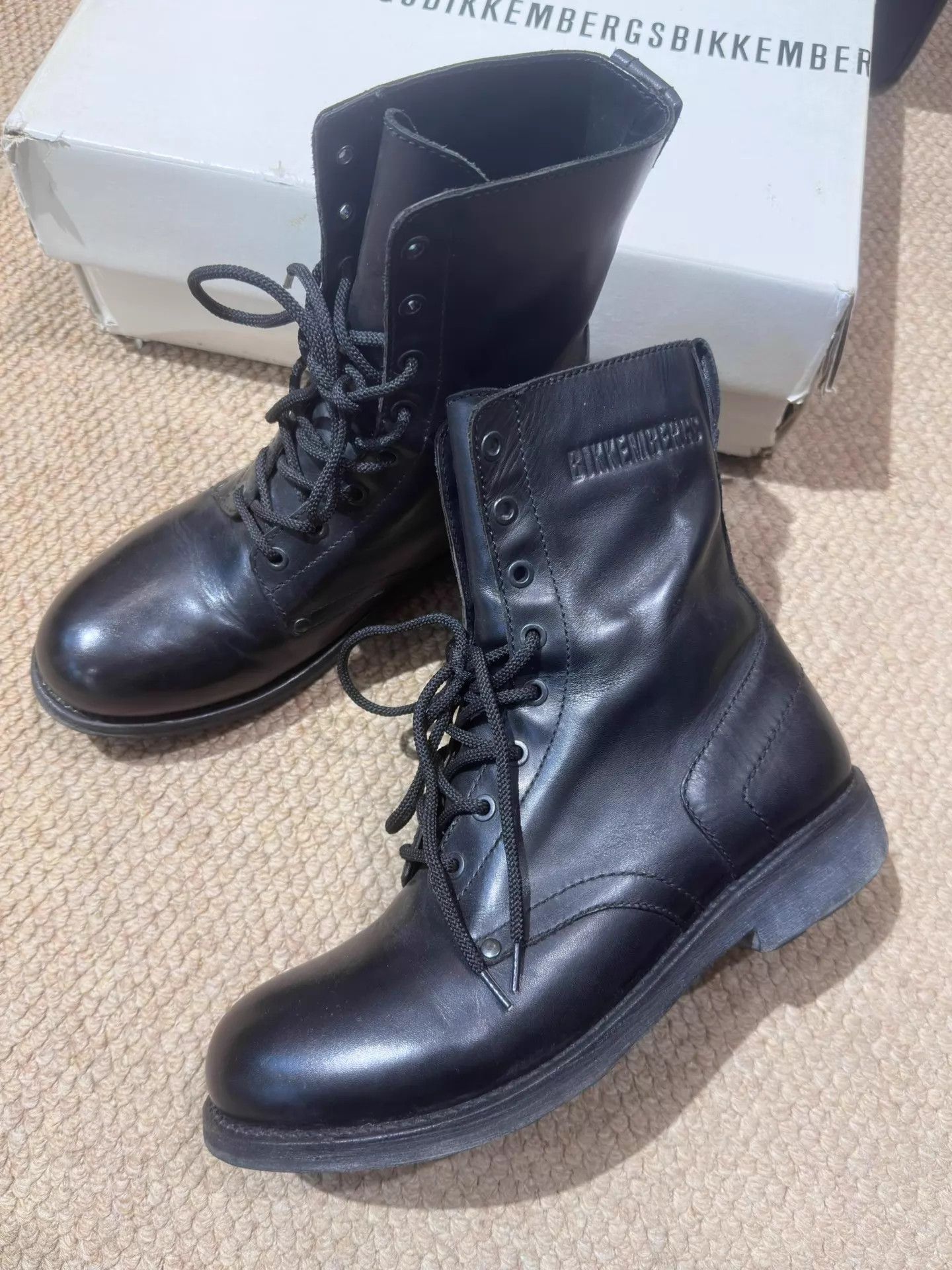 Dirk Bikkembergs Dirk Bikkembergs Combat Boot 100% Cowhide Size 41 Size US 8 / EU 41 - 1 Thumbnail