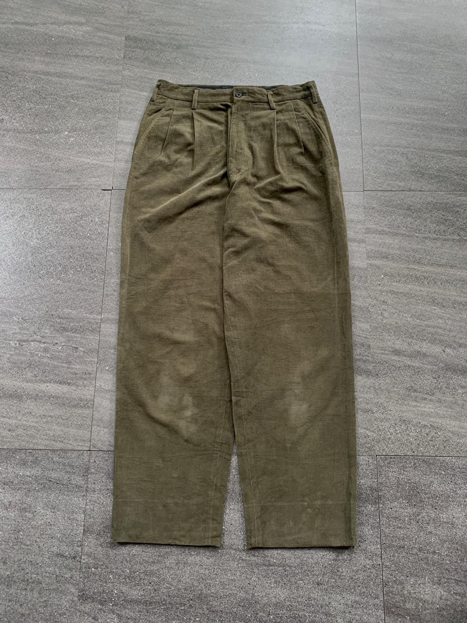 Yohji Yamamoto FREE TAX! Ys for Men Wideleg Light Cotton Corduroy Pants Size US 32 / EU 48 - 1 Thumbnail
