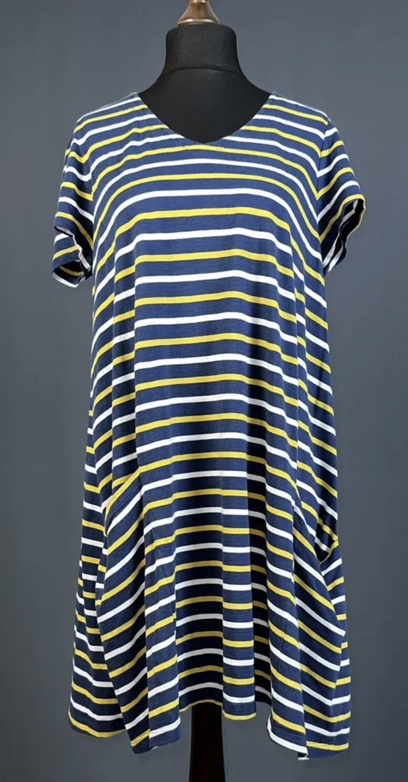 Other Seasalt Ladies Dress Striped Size EUR 44 Size XL / US 12-14 / IT 48-50 - 1 Thumbnail