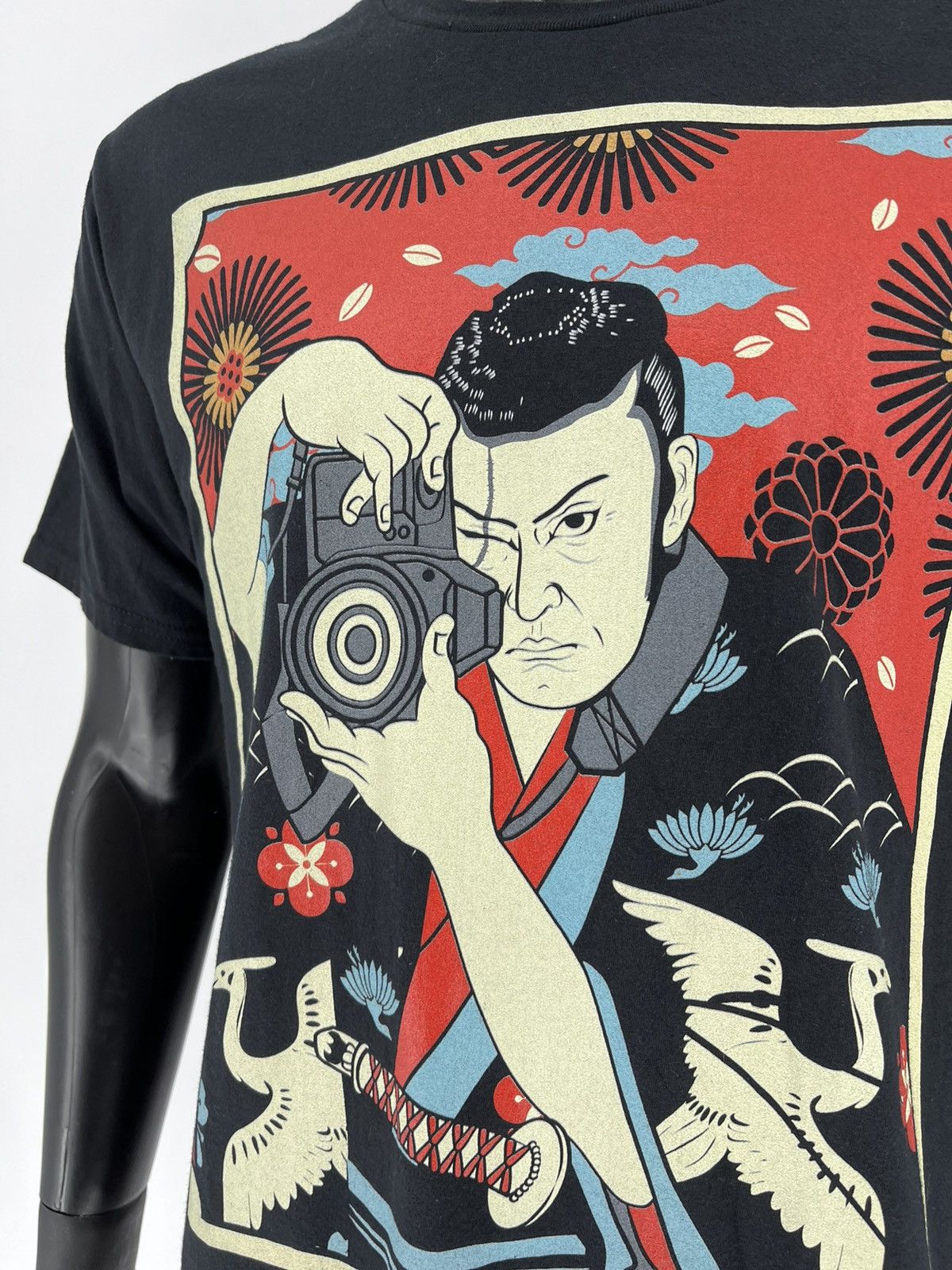 Anime × Vintage Vintage Y2K Photographer Anima Face Tee Art Streetwear Size US L / EU 52-54 / 3 - 8 Thumbnail