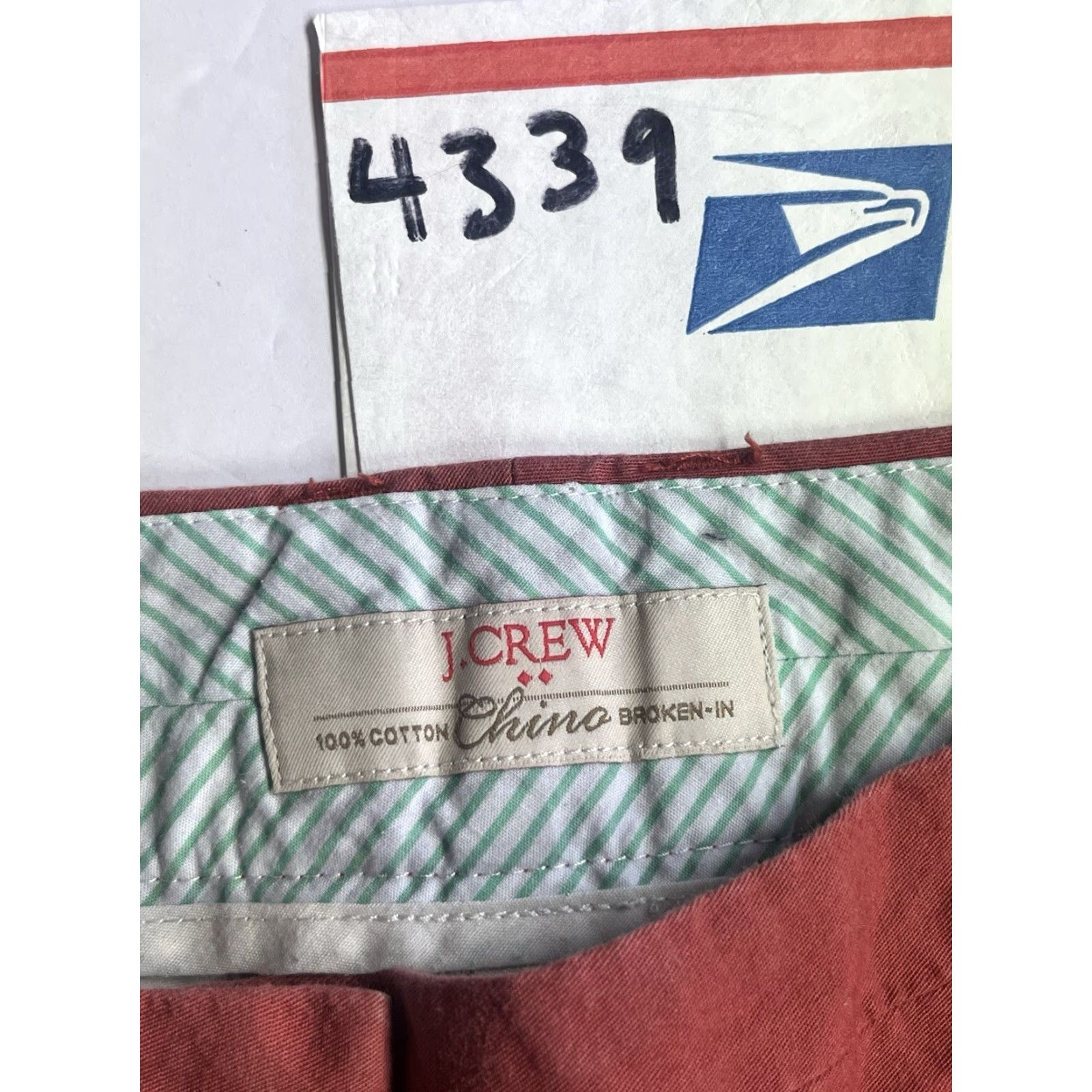J.Crew J Crew Shorts Women's Size 4 Chino Red Cotton Casual Summer Size 27" / US 4 / IT 40 - 7 Thumbnail