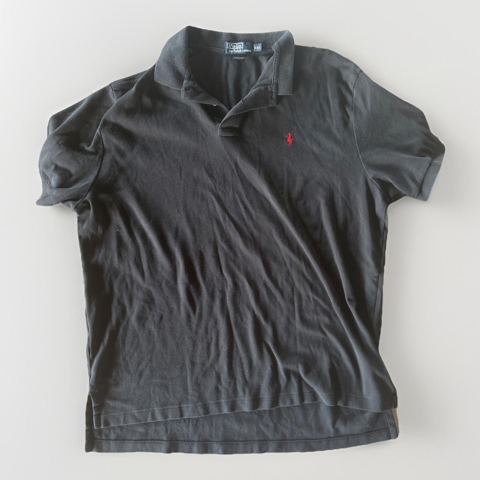Polo Ralph Lauren Ralph Lauren Vintage Polo Shirt XXL Black Slim Fit 90's VTG Size US XXL / EU 58 / 5 - 1 Thumbnail