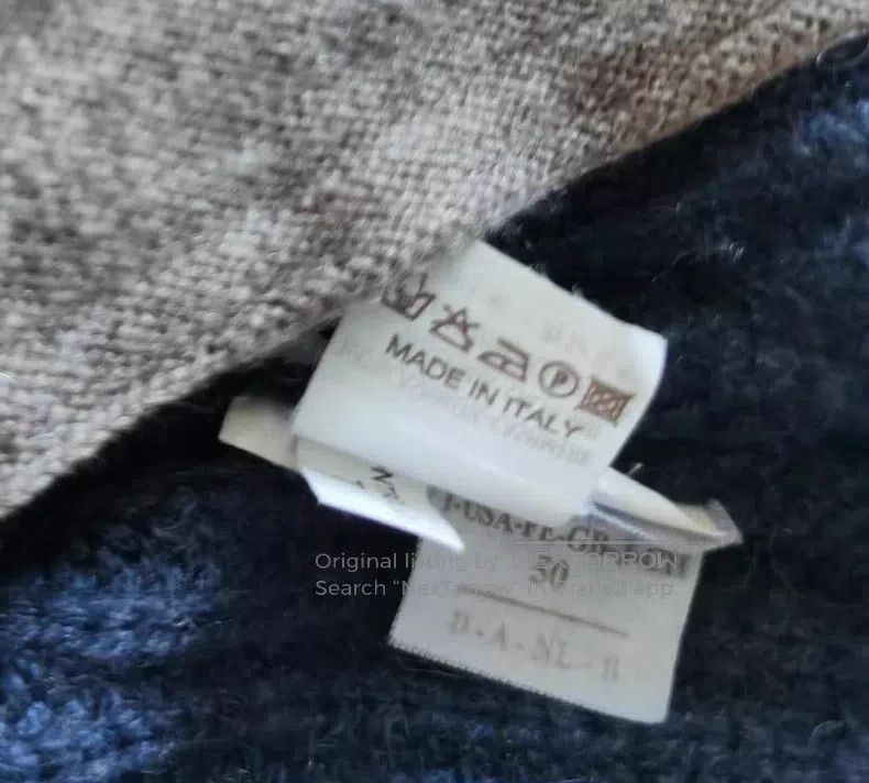 Brunello Cucinelli Brunello Cucinelli Cashmere sweater, Navy blue, 100% cashm Size US M / EU 48-50 / 2 - 2 Thumbnail