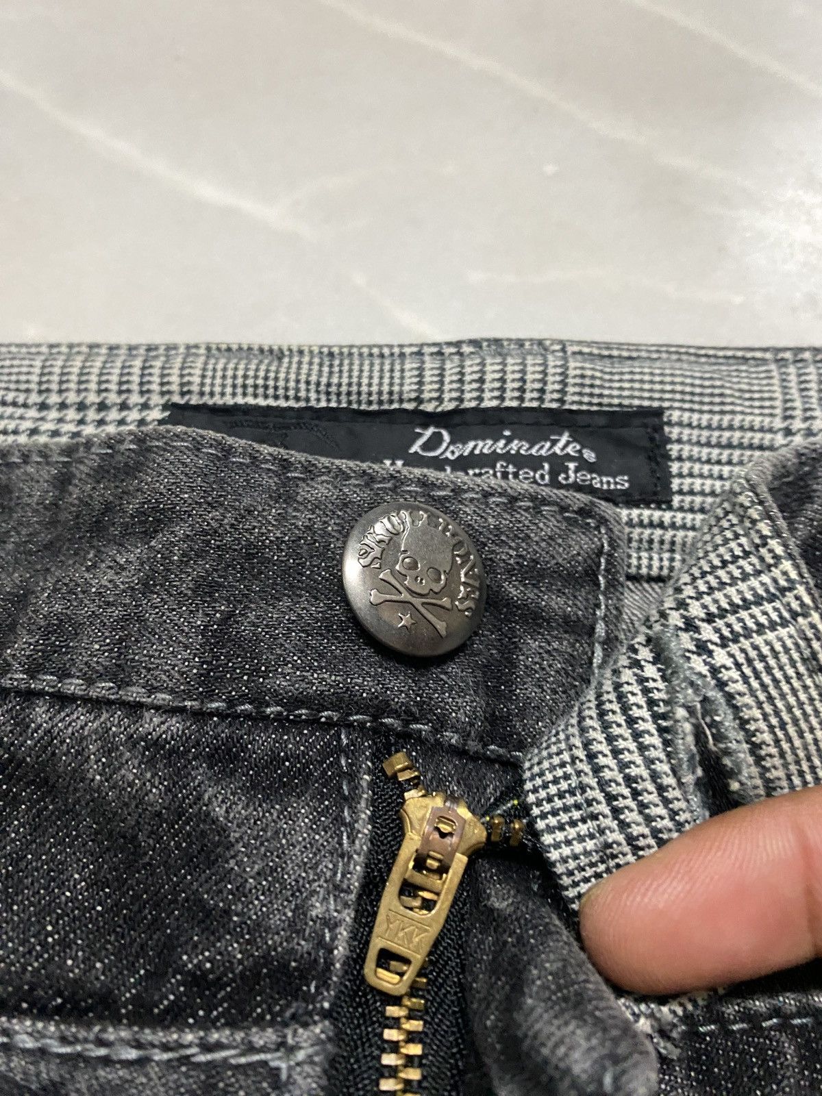 Hysteric Glamour Dominate Handcrafted Jeans Double Waist Stone Washed Style Size US 30 / EU 46 - 9 Thumbnail