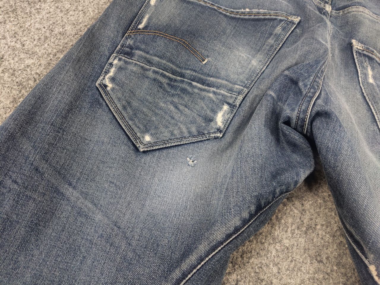 G-Star G Star Vintage Arc 3d loose tapered Jeans le grand bleu Y2K Size US 32 / EU 48 - 11 Thumbnail