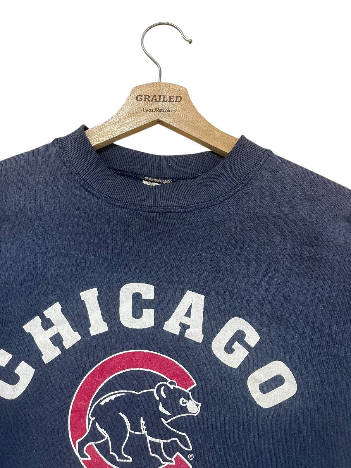 Fruit Of The Loom Vintage 90's Chicago Cubs Art/Flo MLBP Crewneck Sweatshirt Size US L / EU 52-54 / 3 - 13 Thumbnail