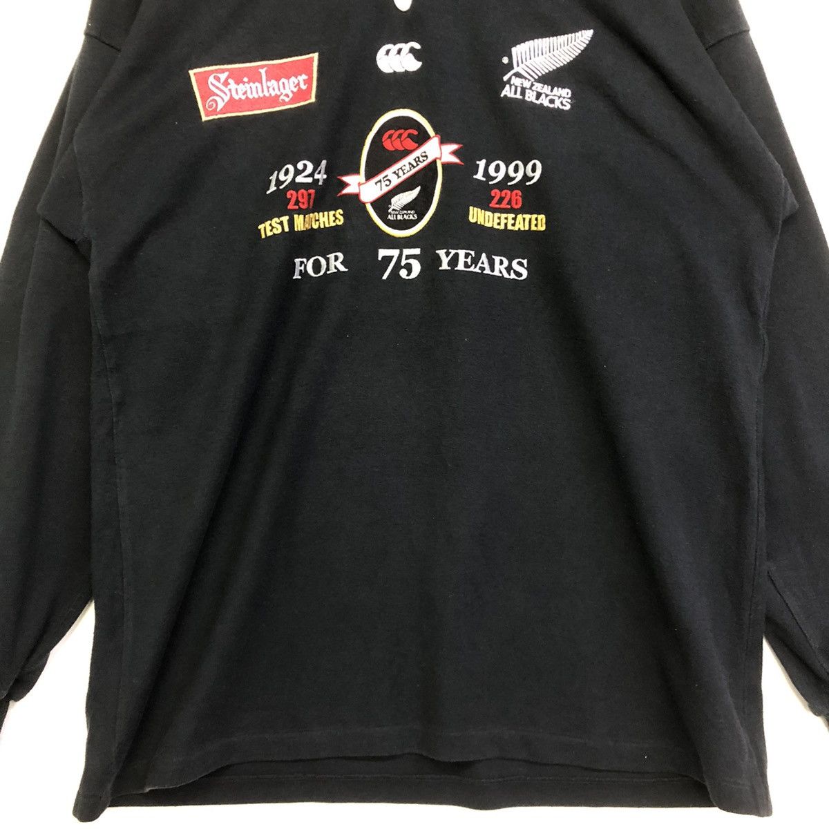 Canterbury of New Zealand × Vintage Vintage Canterbury Steinlager New Zealand Rugby Polo Shirt Size US M / EU 48-50 / 2 - 5 Thumbnail