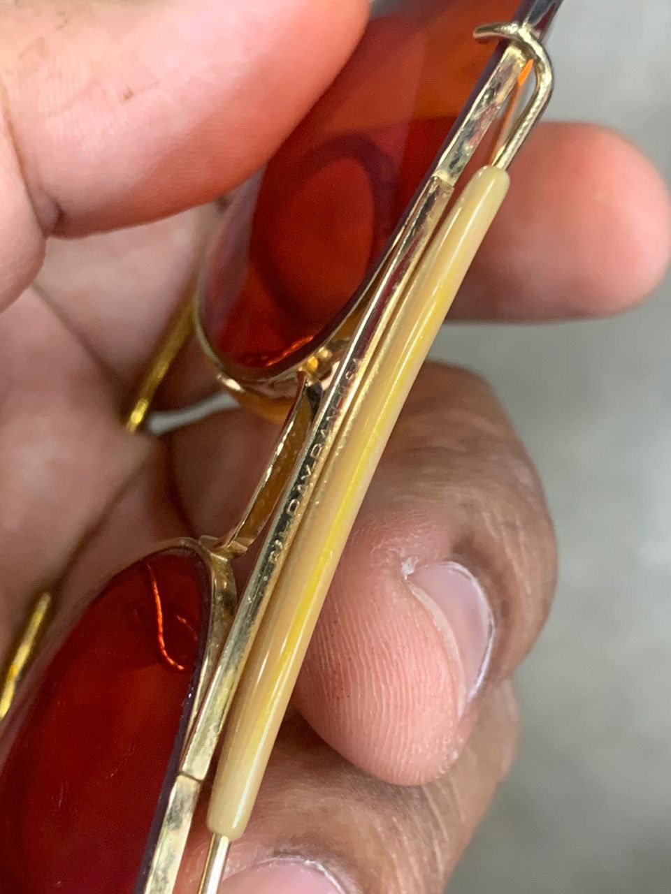 RayBan × Vintage Vintage Bushnell Japan B&L Gold 601 Aviator sunglasses Size ONE SIZE - 8 Thumbnail