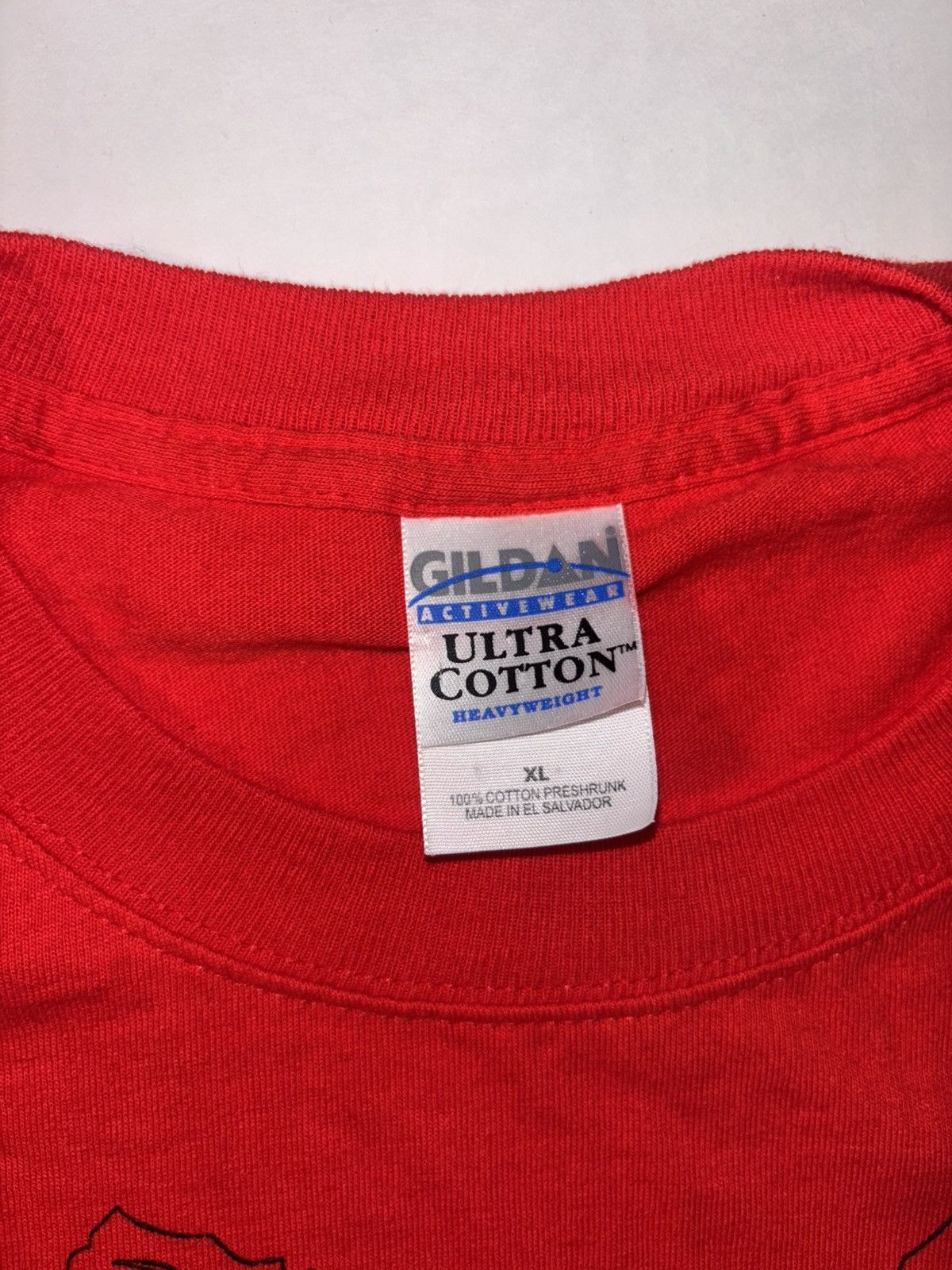 Vintage Vtg Godzilla Dinosaur T Rex Art Red Long Sleeve T-shirt XL Size US XL / EU 56 / 4 - 3 Thumbnail