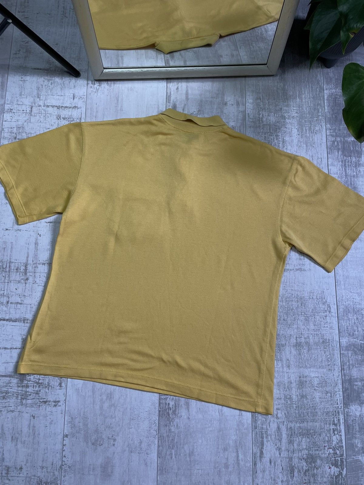 Celine Vintage Celine Yellow Polo T-Shirt Pocket Logo Size US M / EU 48-50 / 2 - 6 Thumbnail