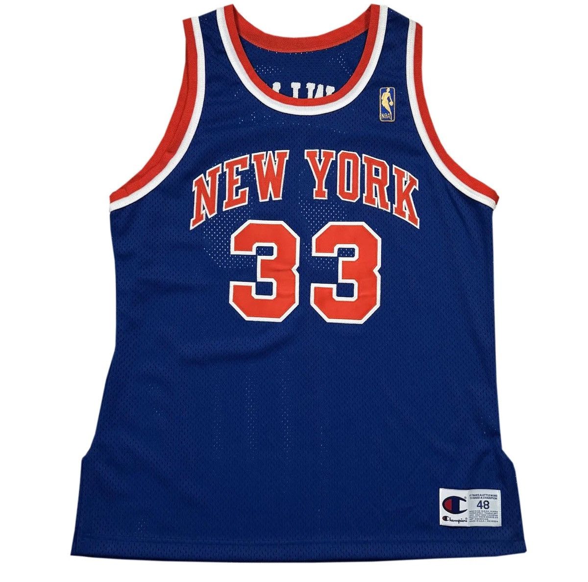 Champion Champion New York Knicks Patrick Ewing Authentic Jersey Size US XL / EU 56 / 4 - 1 Thumbnail