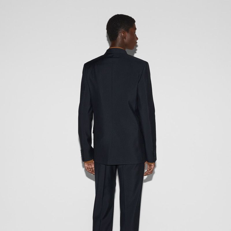 Gucci o1s1wg110426 Fitted Wool Jacket in Navy Blue Size US S / EU 44-46 / 1 - 3 Thumbnail