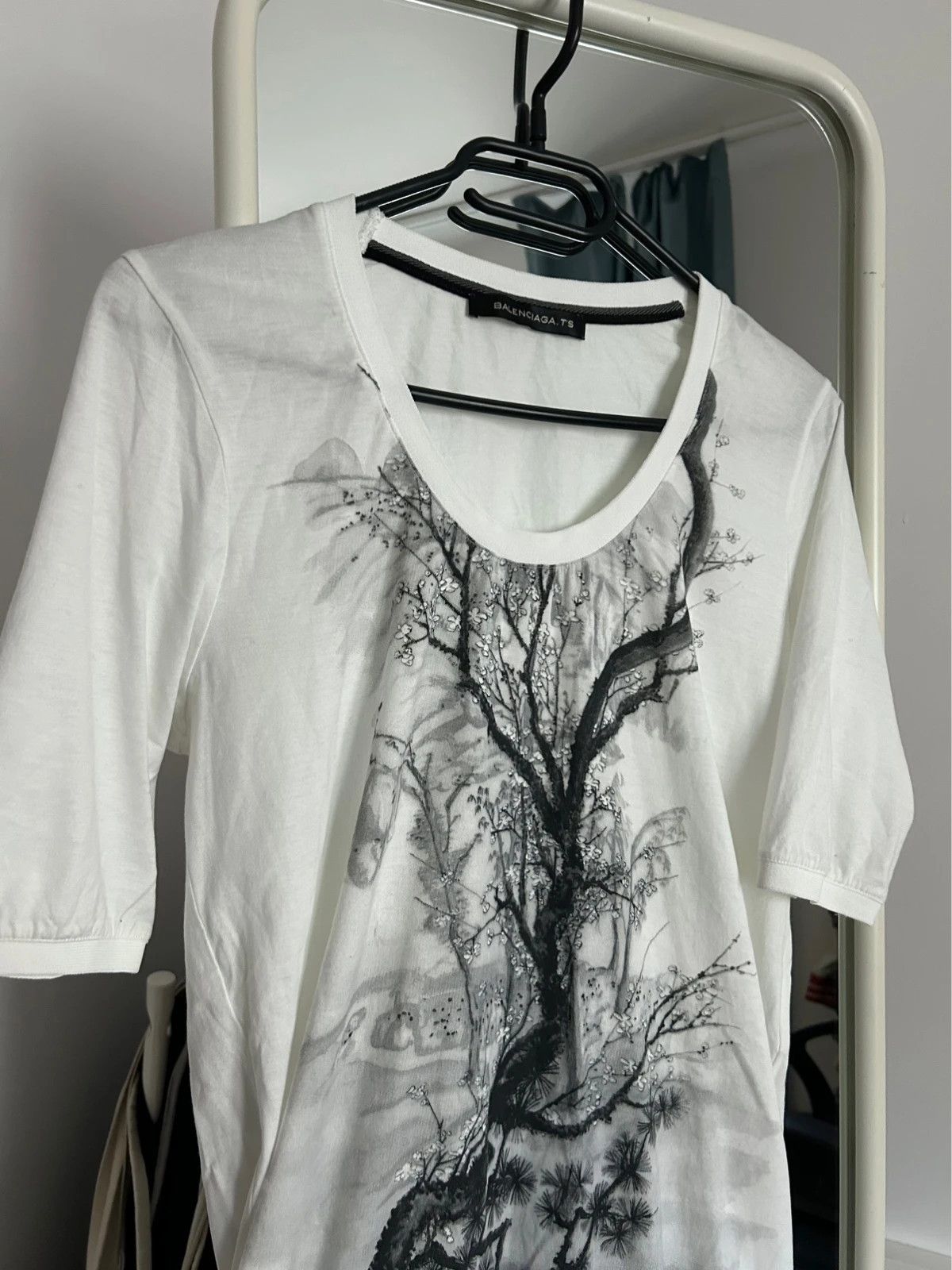 Balenciaga Balenciaga Tree Print T-Shirt Size US S / EU 44-46 / 1 - 4 Thumbnail