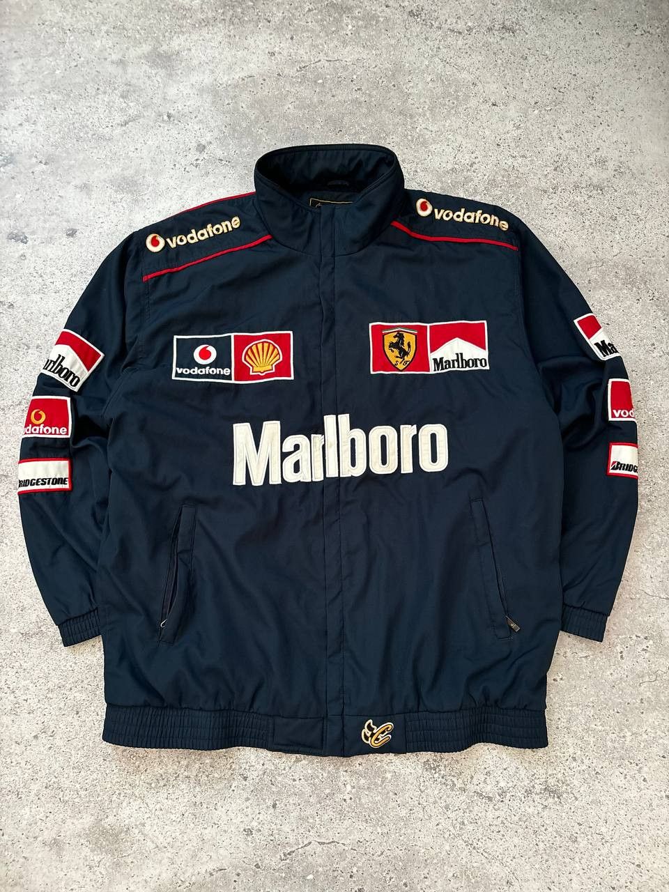 Ferrari × Marlboro × Vintage Vintage Marlboro Ferrari Racing Jacket Size US XXL / EU 58 / 5 - 2 Thumbnail
