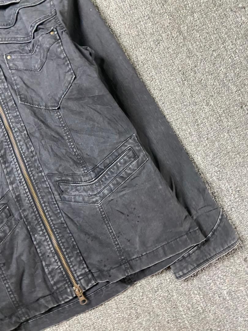 Japanese Brand Soul of Freedom Punk Style Denim Jacket (200) Size US XXS / EU 40 - 9 Thumbnail