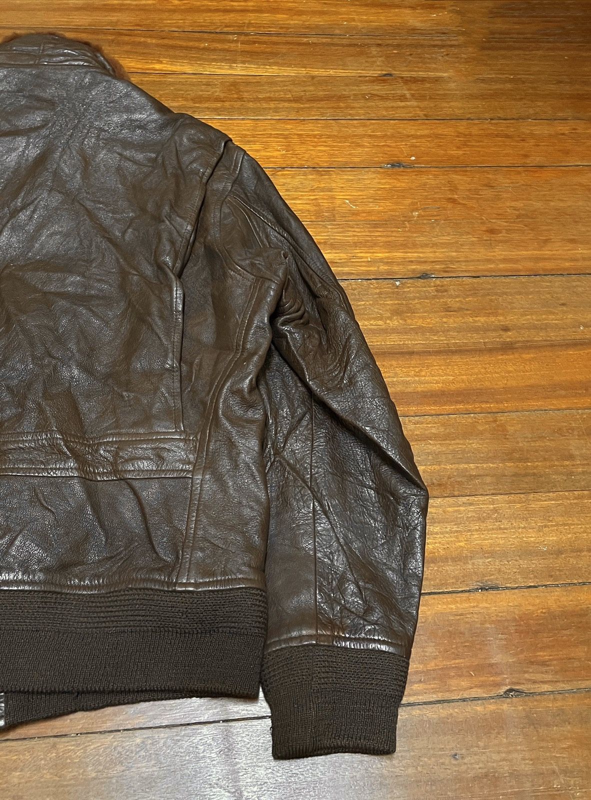 Willis & Geiger Vintage Willis Geiger US Navy G-1 Leather Jacket 1990s Size US L / EU 52-54 / 3 - 8 Thumbnail
