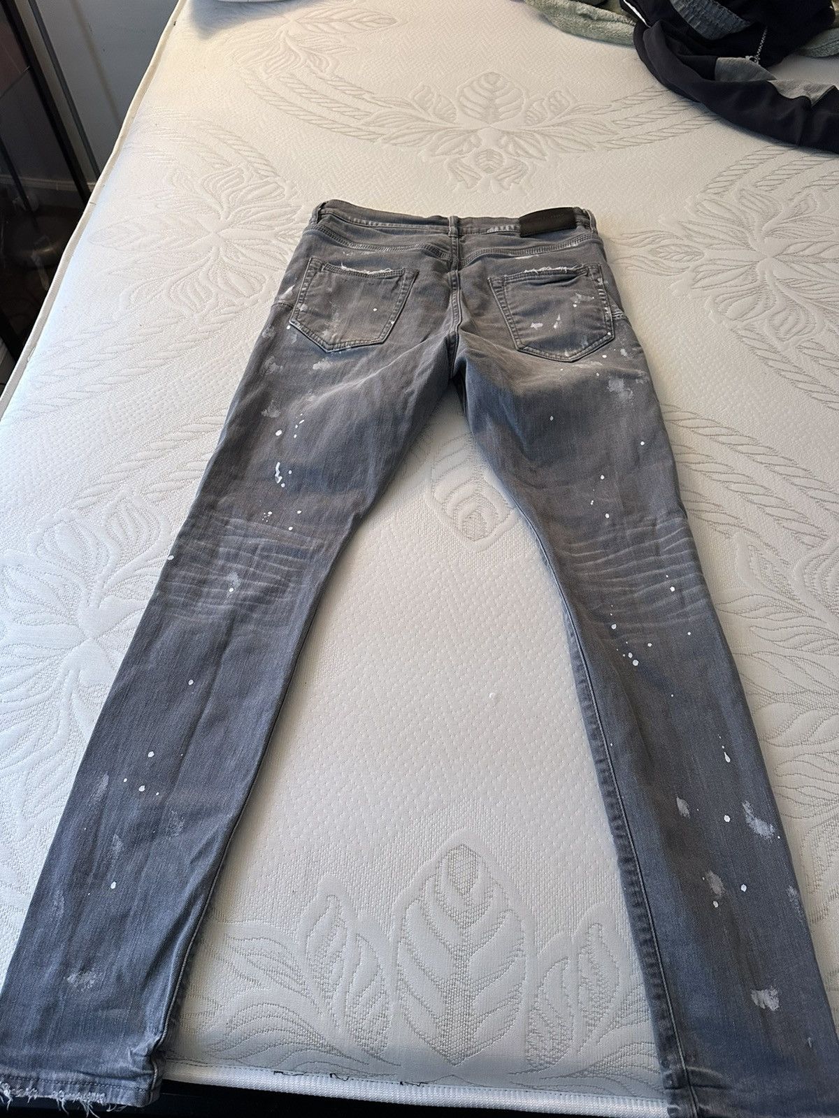 Purple Brand Grey skinny jeans Size US 29 - 4 Thumbnail