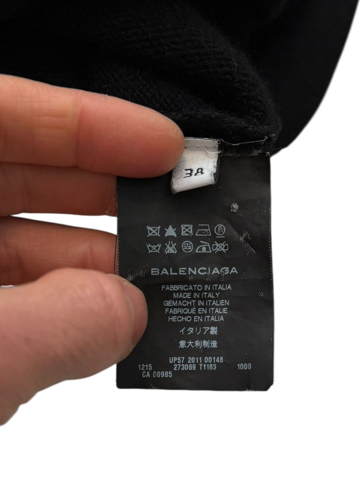Balenciaga 2011 Ghesquiere Shephard Dog Kiyan Angora Sweater Size US M / EU 48-50 / 2 - 6 Thumbnail