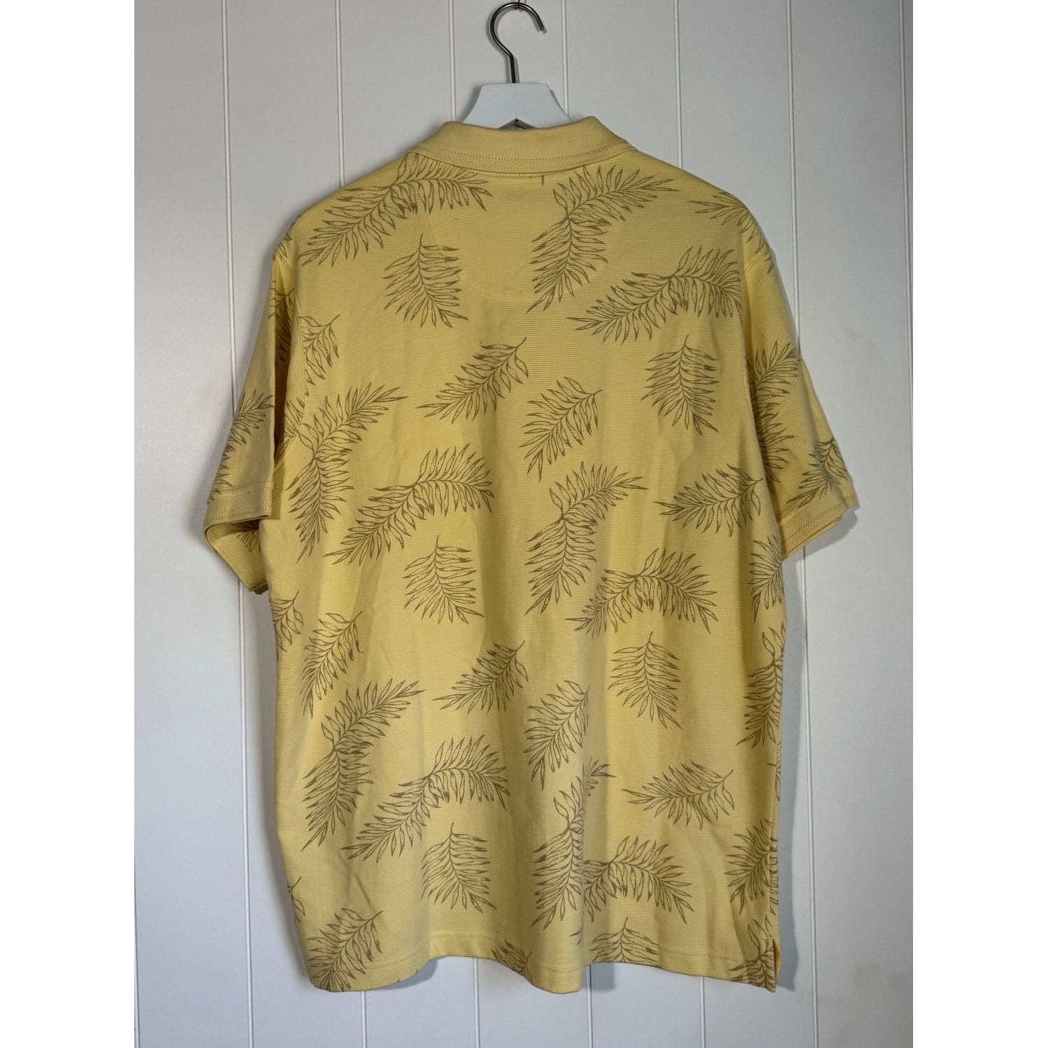 Other Fieldgear Mens Polo Shirt Size Large Yellow Leaf Print Size US L / EU 52-54 / 3 - 2 Thumbnail