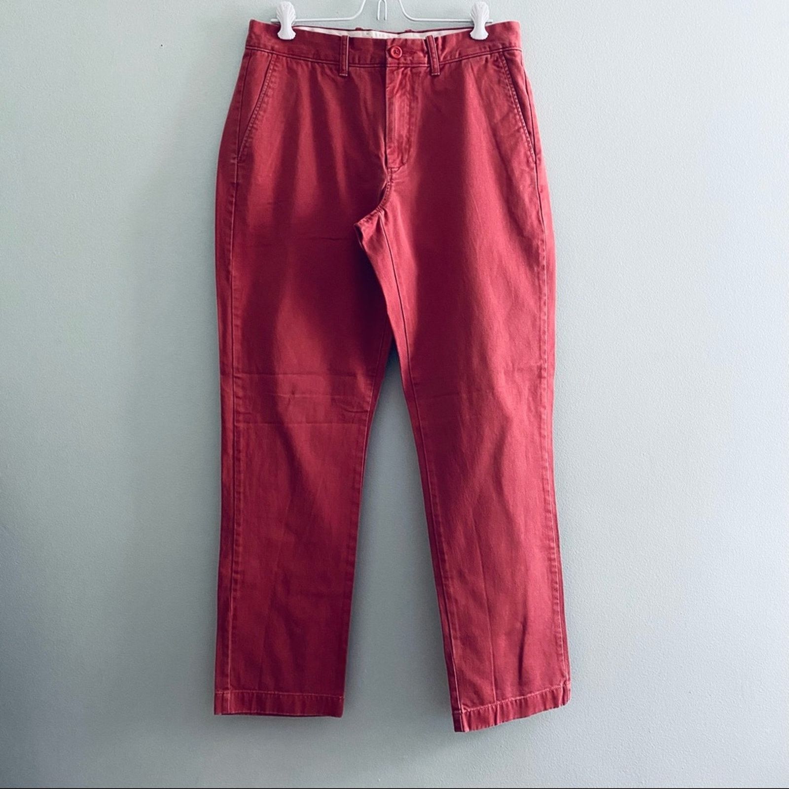 J.Crew J Crew muted red chino khaki pants Size US 31 - 2 Thumbnail
