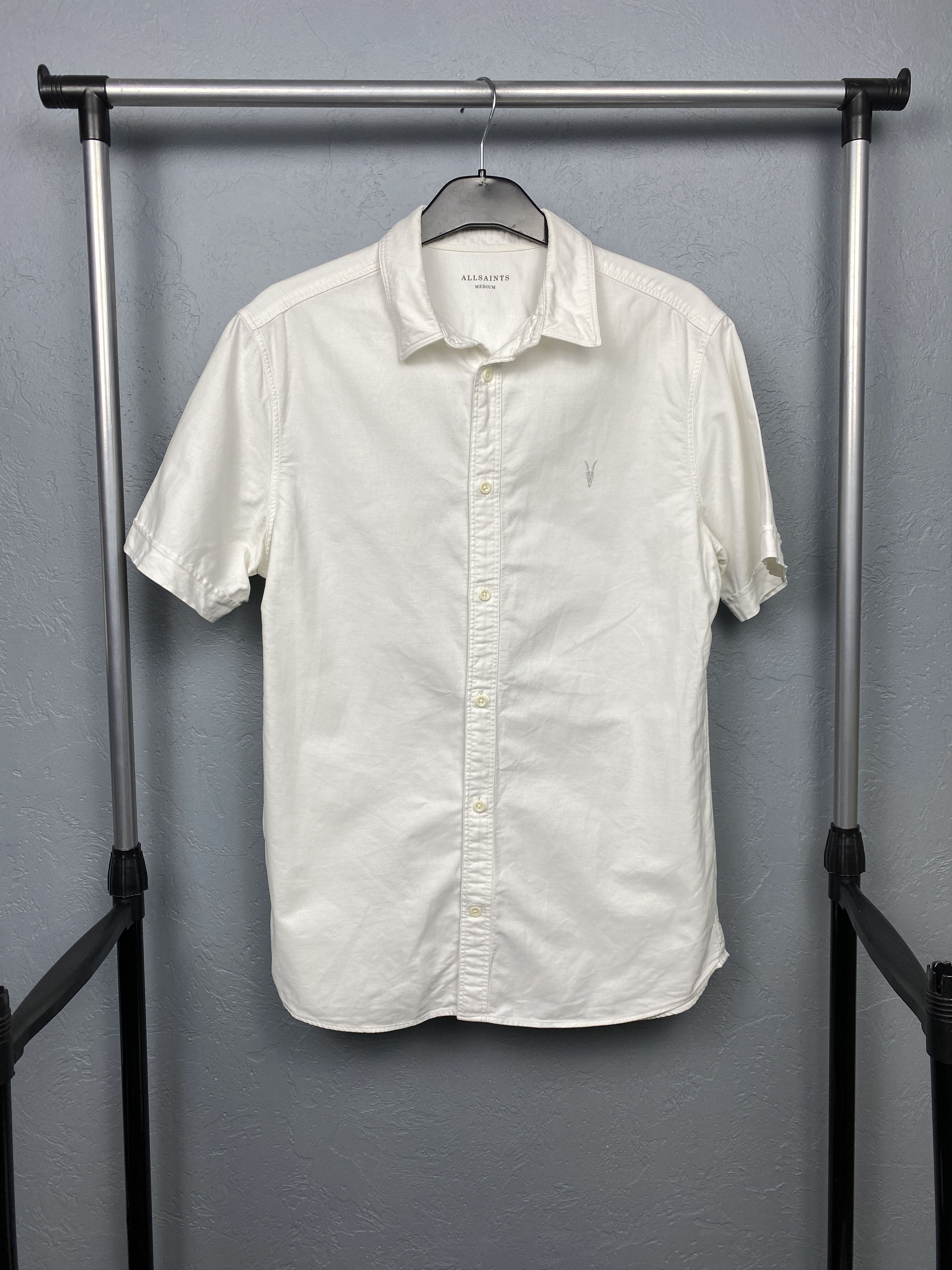 Allsaints Allsaints Vintage Mens Hungtinton Short Sleeve Shirt Size US M / EU 48-50 / 2 - 1 Thumbnail