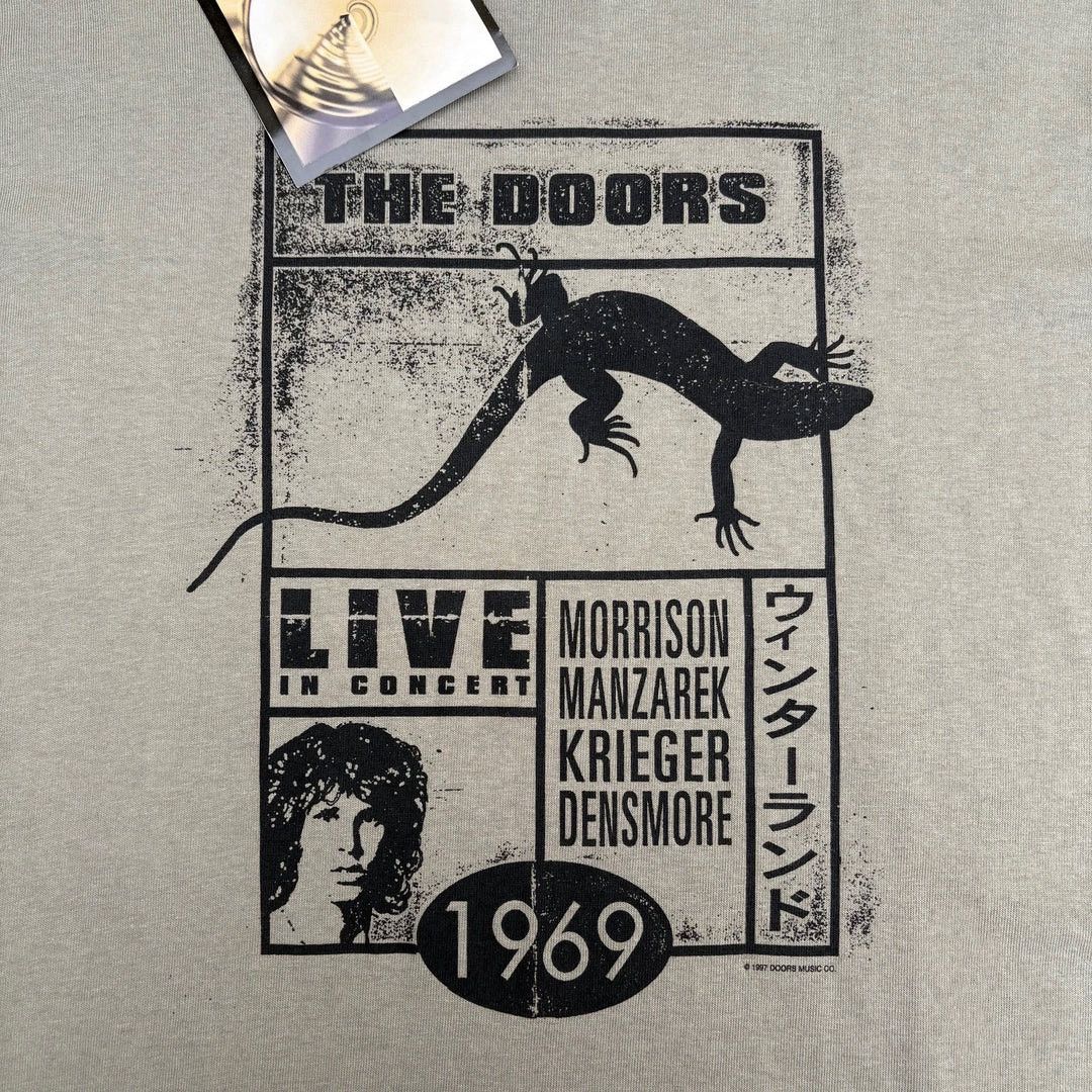 Band Tees The Doors 1997 90s Vintage NWOT Winterland Band Rare T-Shirt Size US XL / EU 56 / 4 - 2 Thumbnail