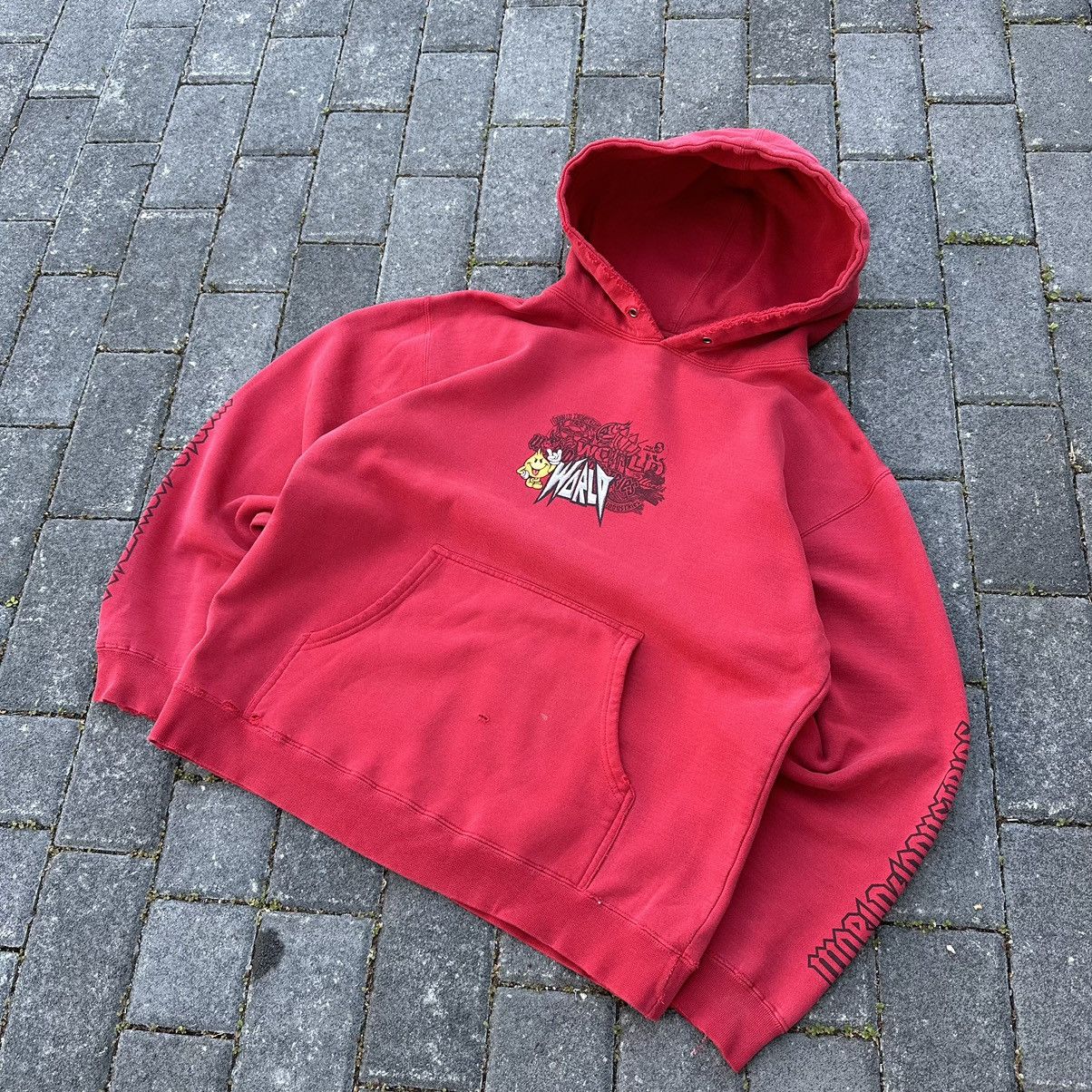 Alien Workshop RARE OG 90s WORLD INDUSTRIES SKATEBOARDS DISTRESSED hoodie Size US S / EU 44-46 / 1 - 2 Thumbnail