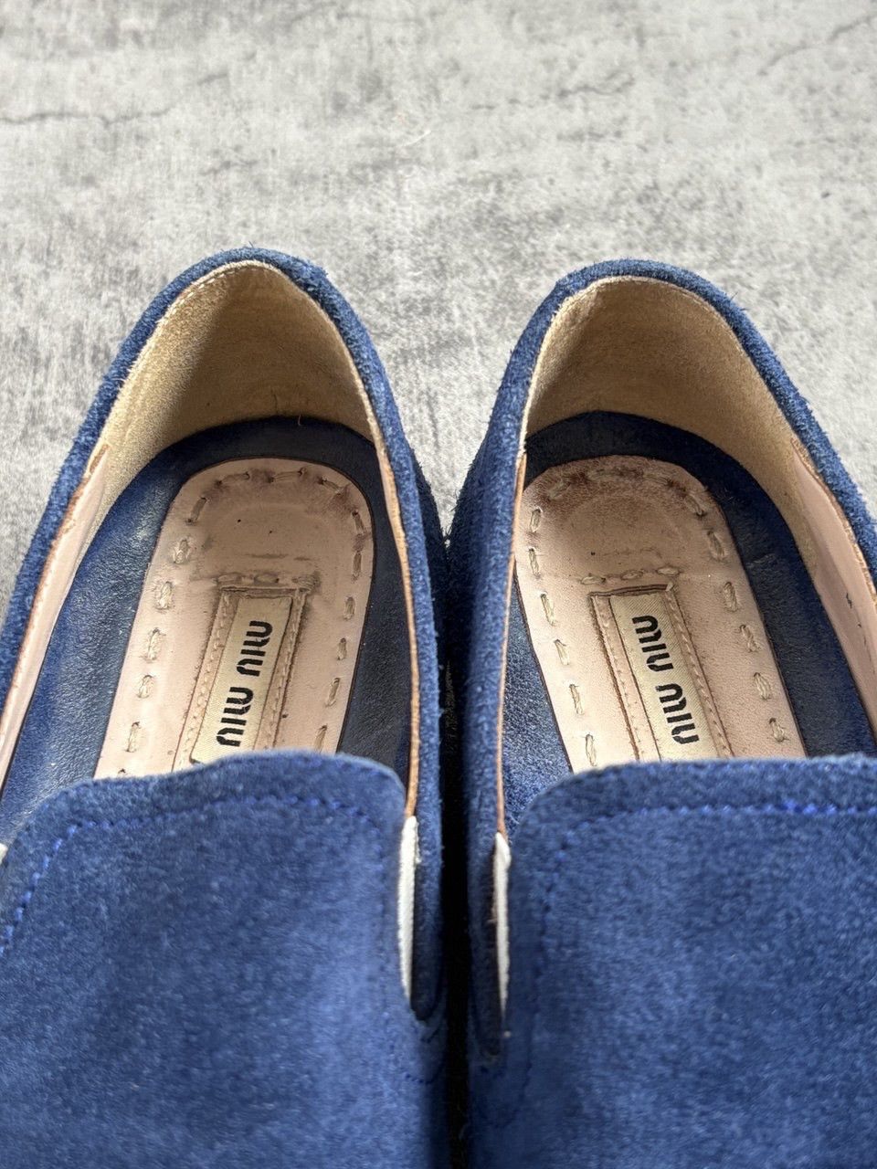 Miu Miu MIU MIU Metal Cap Toe Slip On Shoes Size US 6 / IT 36 - 10 Thumbnail