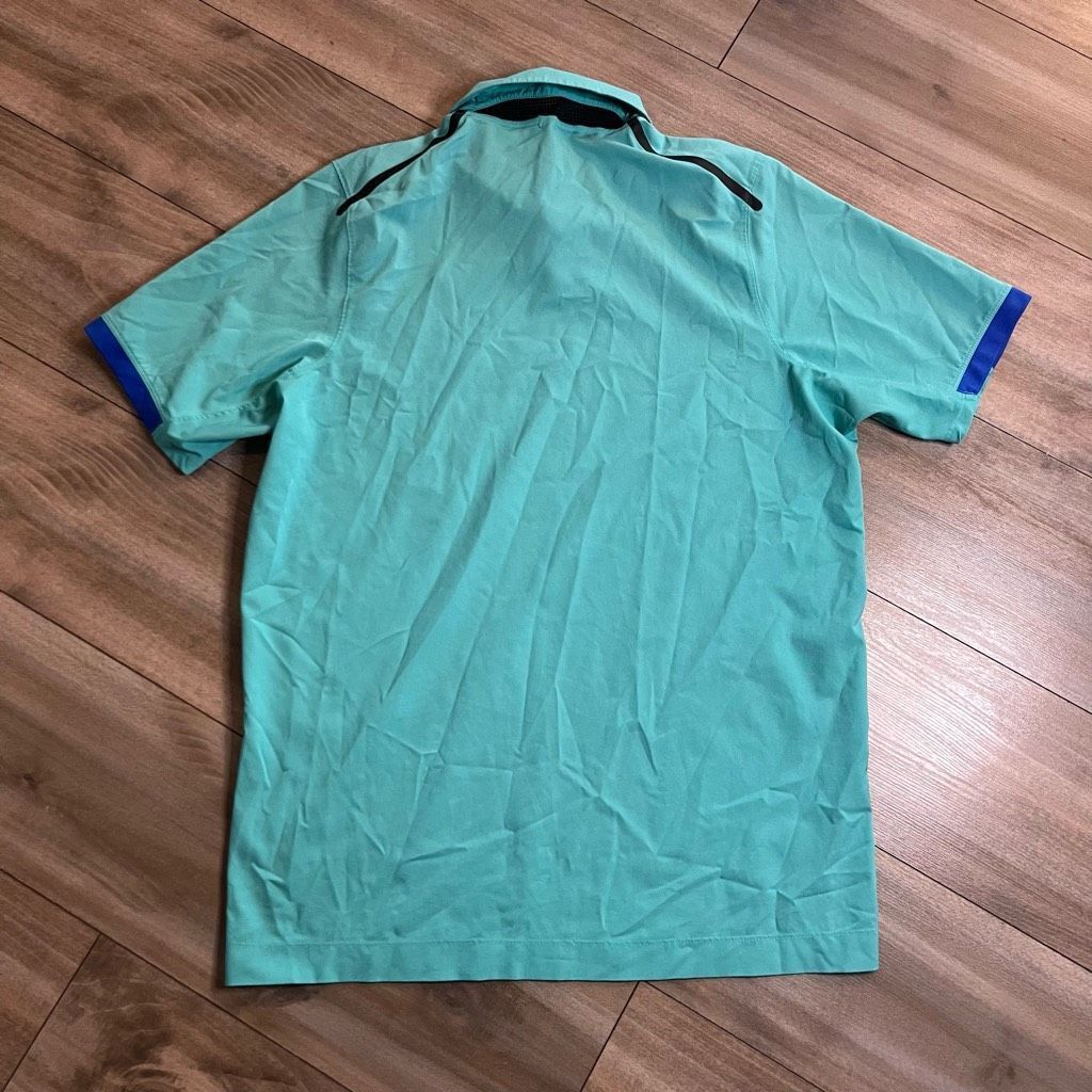 Nike Nike Golf Blue Athletic Casual Polo Men Medium Bin J-34 Size US M / EU 48-50 / 2 - 6 Thumbnail