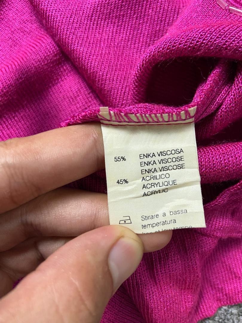 Japanese Brand Italy Brand Knitted Short Sleeve Blouse (191) Size XXS / US 00 / IT 34 - 4 Thumbnail