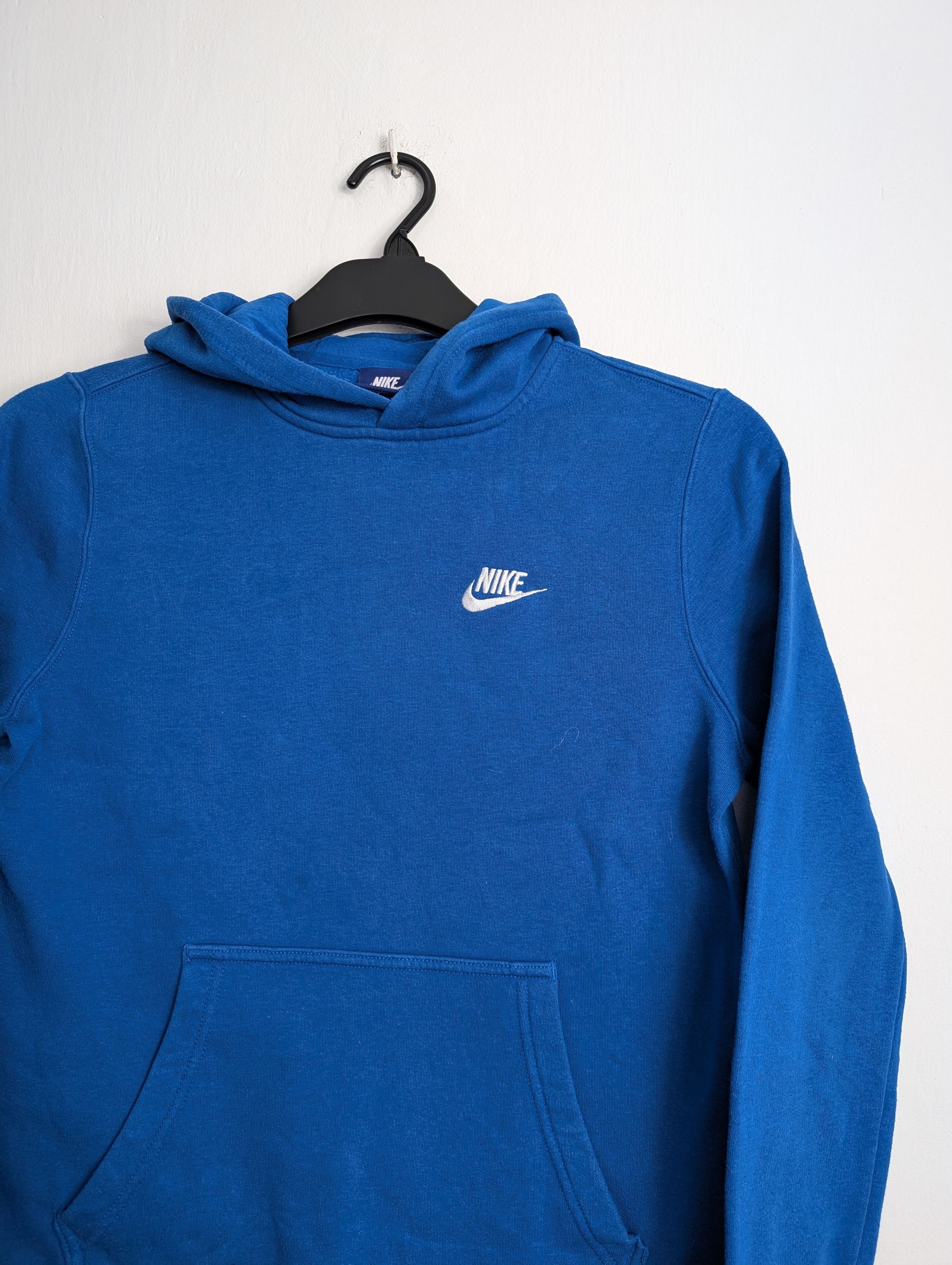 Nike Nike Club Hoodie Blue Pullover Sweatshirt Basic Sportswear Size US XS / EU 42 / 0 - 2 Thumbnail
