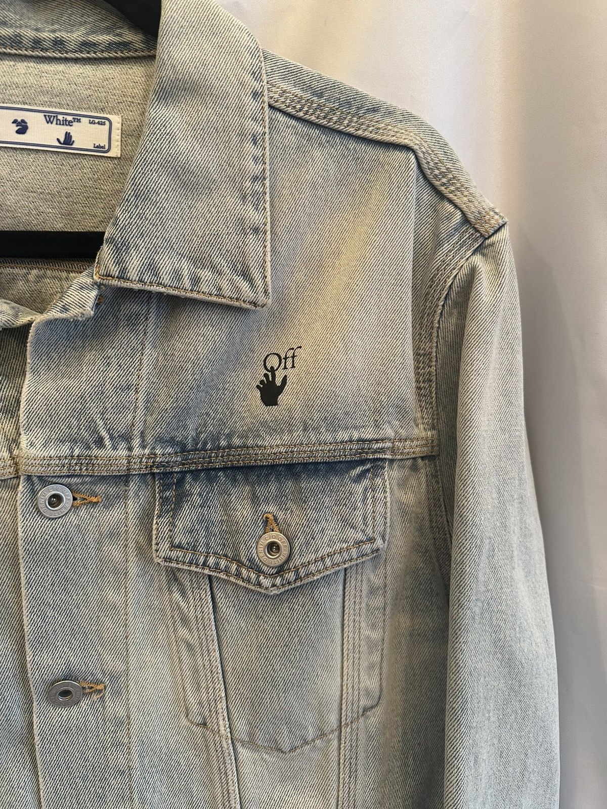 Off-White Off-White Mona Lisa Denim Jacket Size US L / EU 52-54 / 3 - 3 Thumbnail