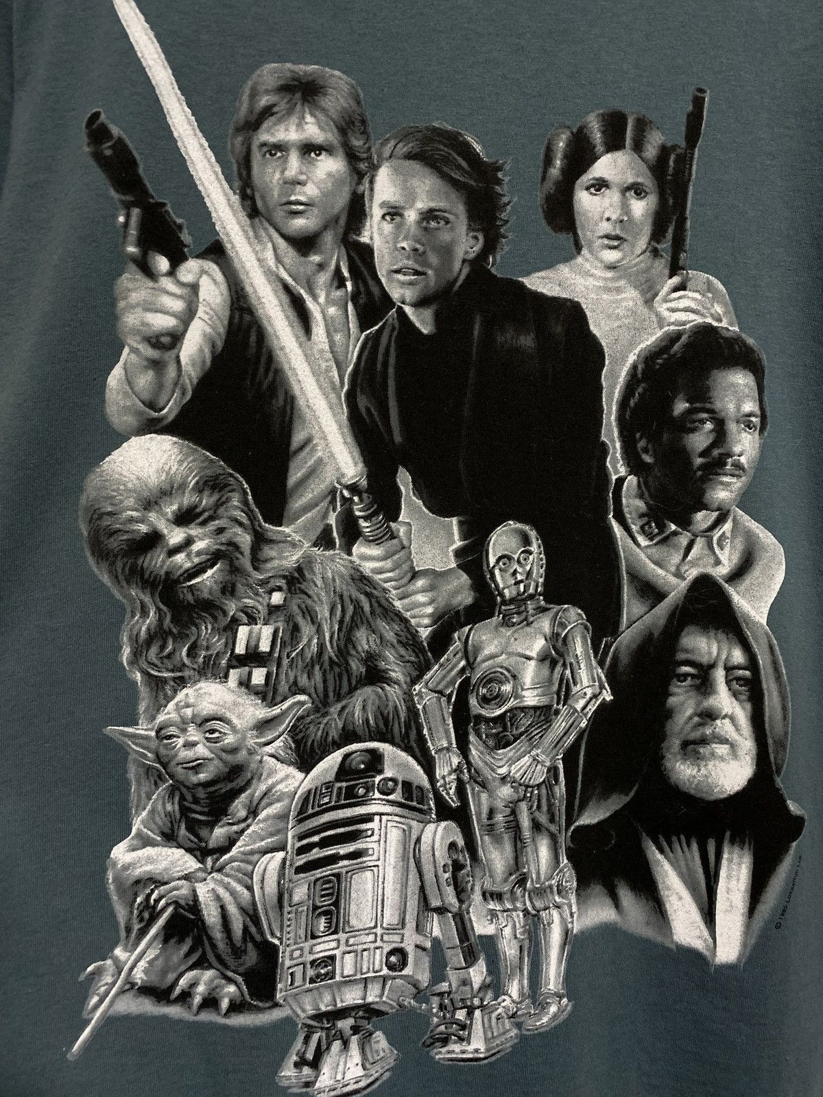 Vintage Vintage 90’s Star wars T-Shirt Vtg Movie Tee Medium Size US M / EU 48-50 / 2 - 5 Thumbnail