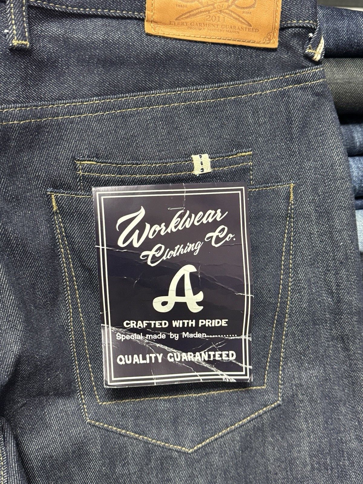 Other NWT Maden Clothing The Workwear VIntage Selvedge Denim Jeans Size US 30 / EU 46 - 8 Thumbnail