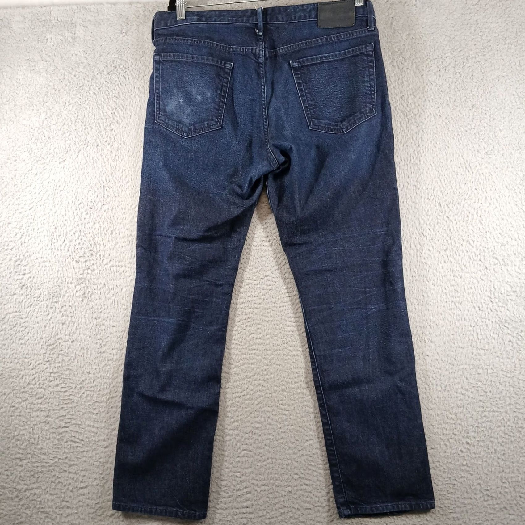 Bonobos Bonobos Jeans Mens 35 Blue Premium Indigo Whiskered Faded Wash Size US 35 - 3 Thumbnail