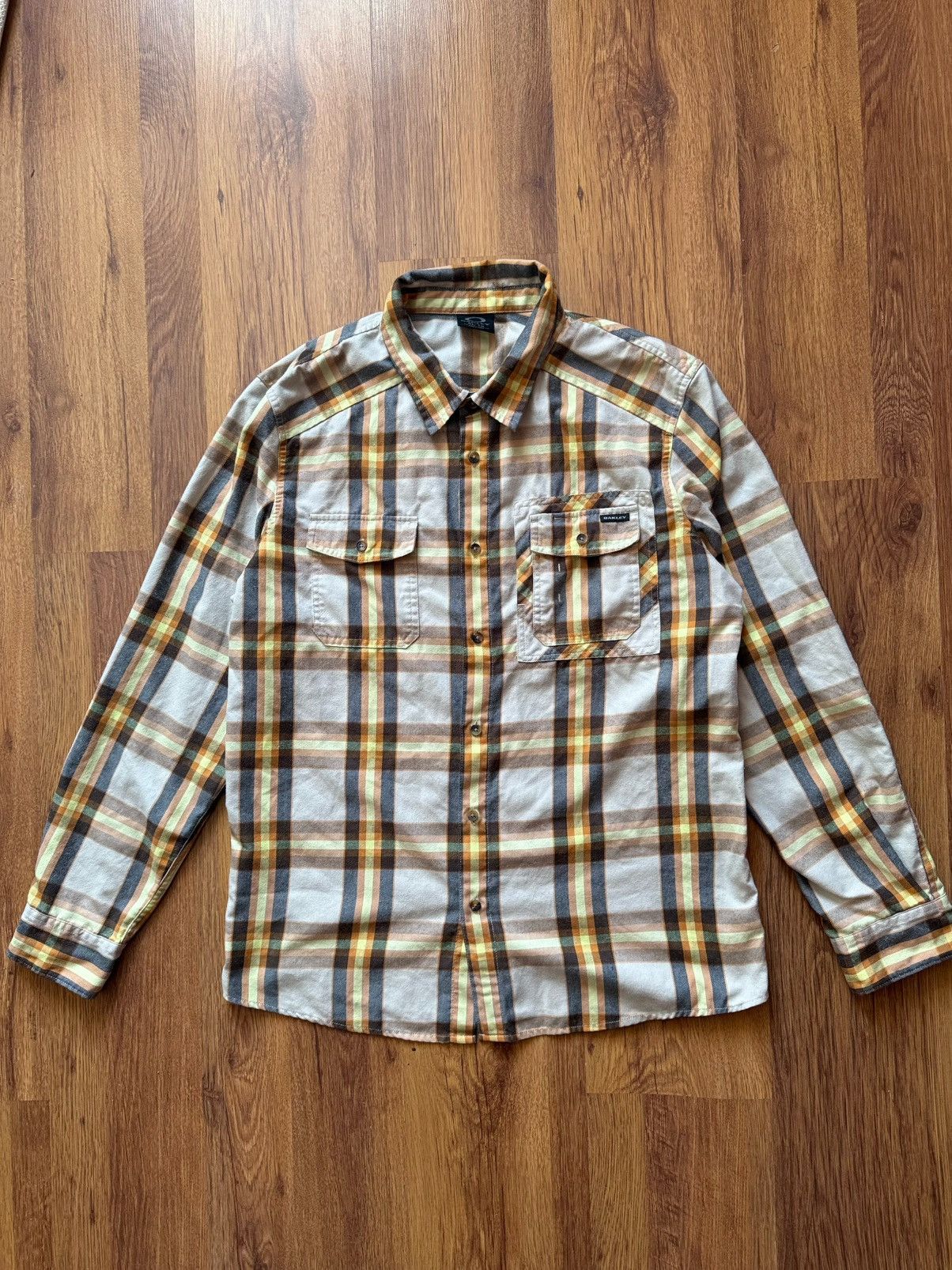 Oakley Vintage Y2K Oakley Button Up Size US XL / EU 56 / 4 - 1 Thumbnail