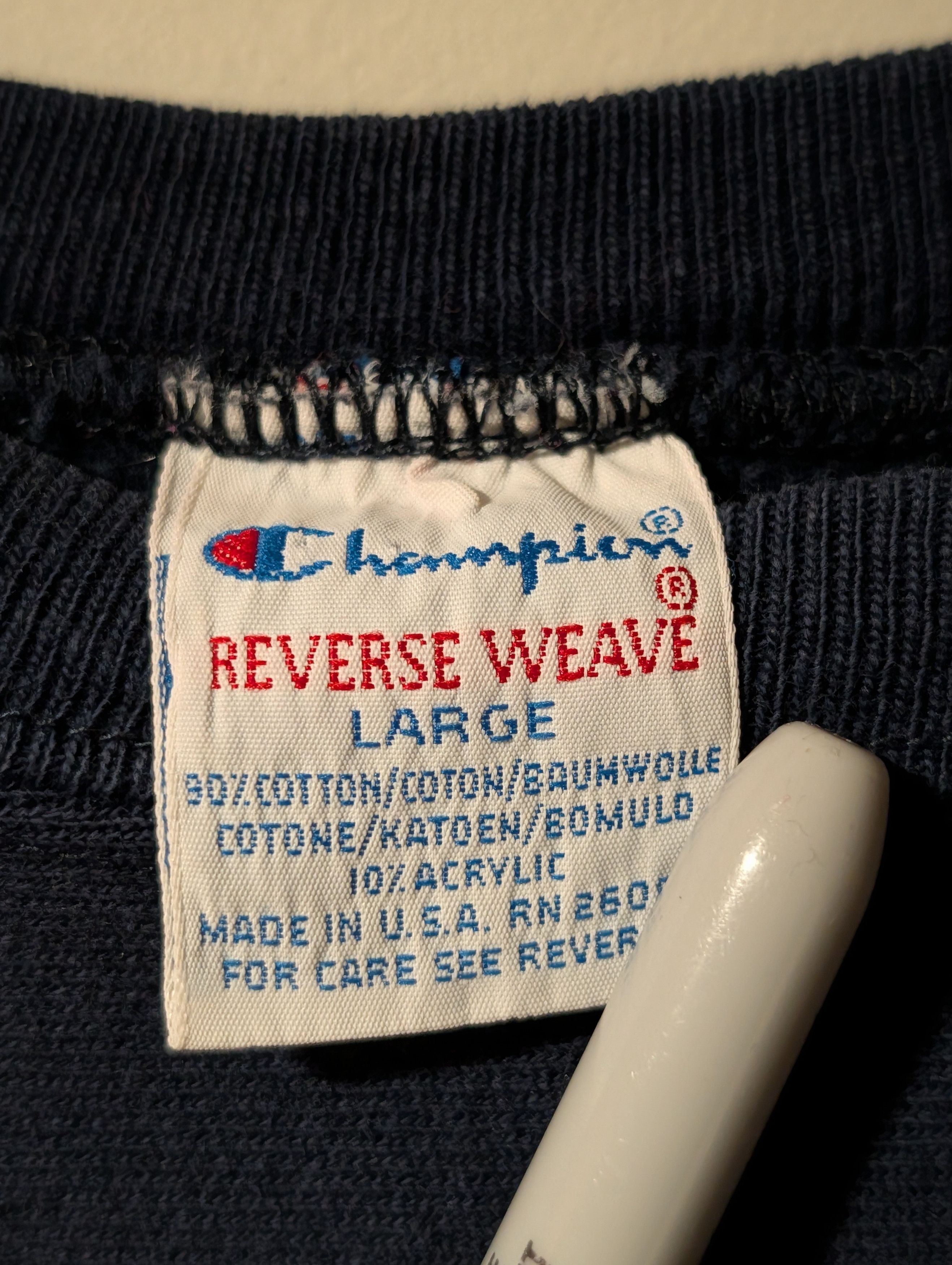 NCAA Vintage 90s Notre Dame Champion Reverse Weave Sweatshirt Size US L / EU 52-54 / 3 - 3 Thumbnail