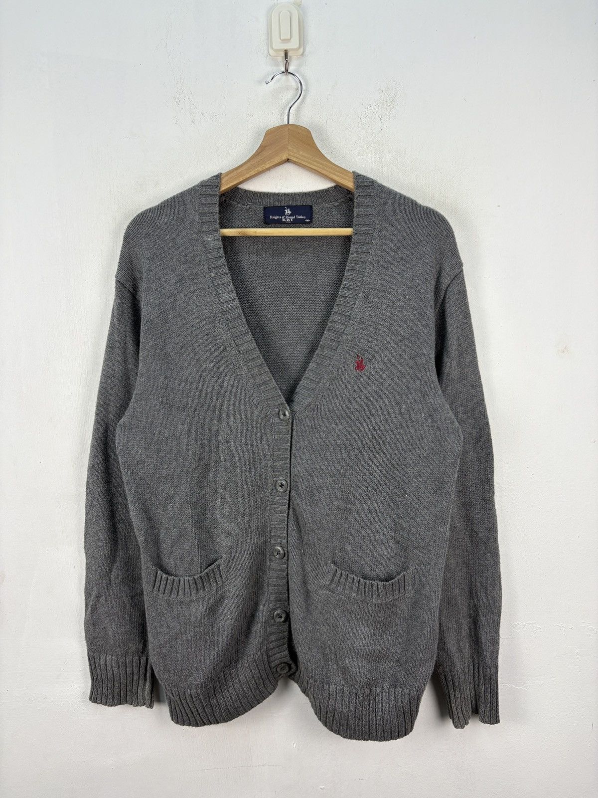 Vintage Vintage 90s Knight Of Round Table Cardigan Jacket Size US M / EU 48-50 / 2 - 1 Thumbnail